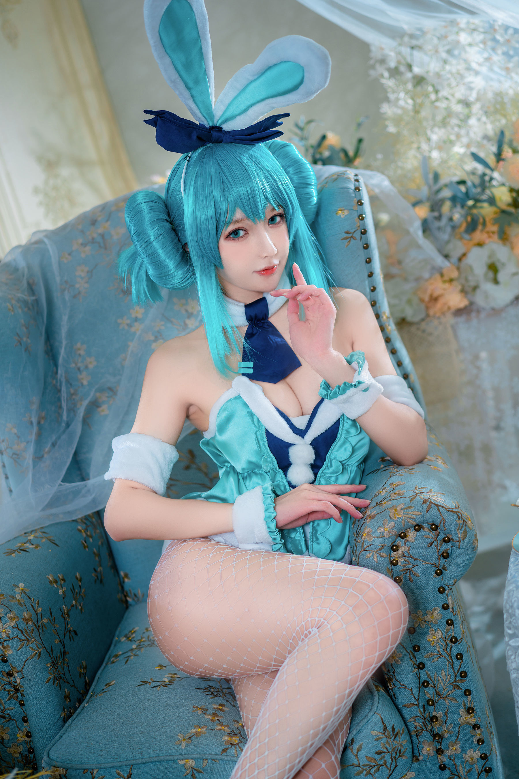 COS Lợi ích] Blogger anime A Bao cũng là Thỏ Nương - White Rabbit Miku
