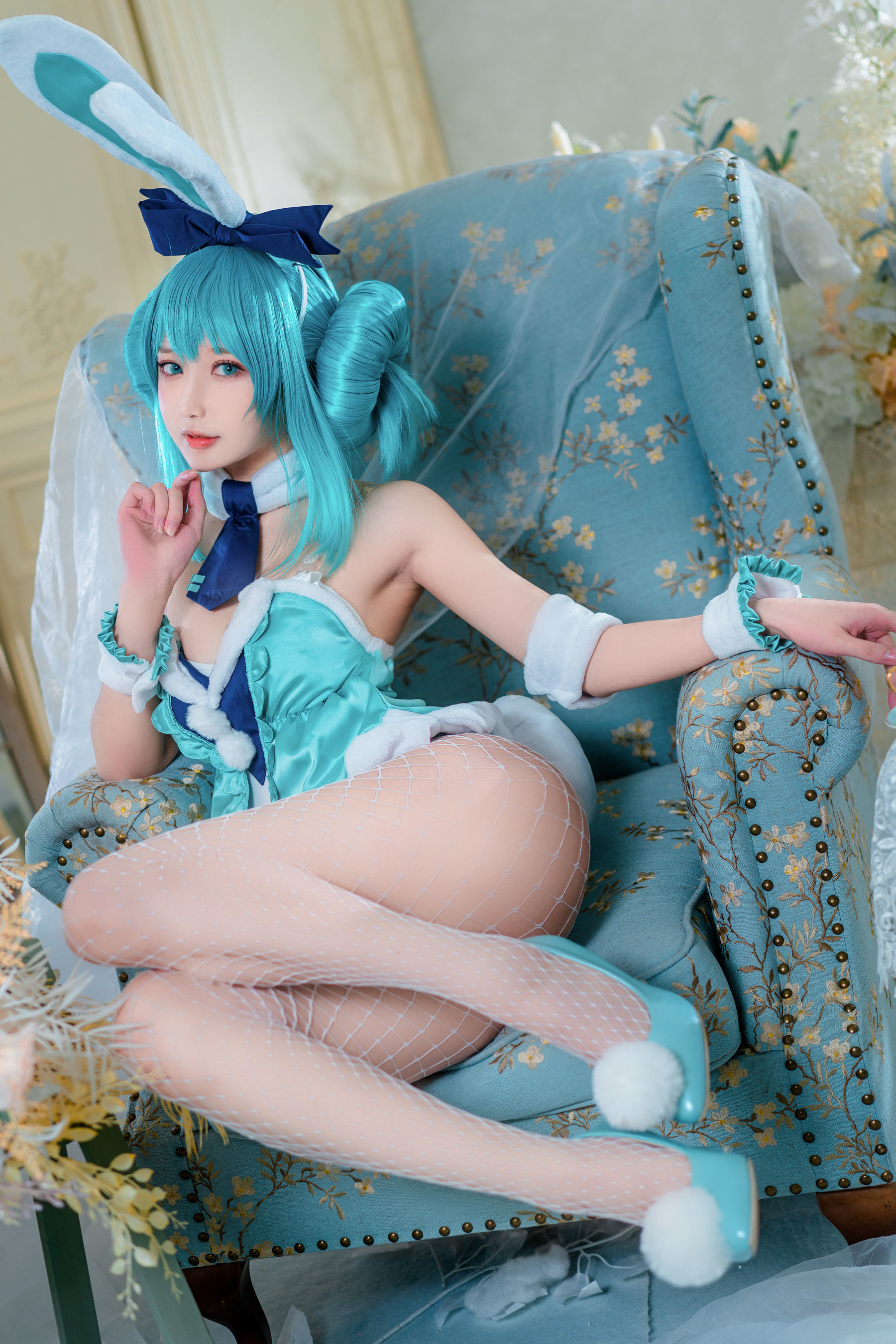 COS Lợi ích] Blogger anime A Bao cũng là Thỏ Nương - White Rabbit Miku