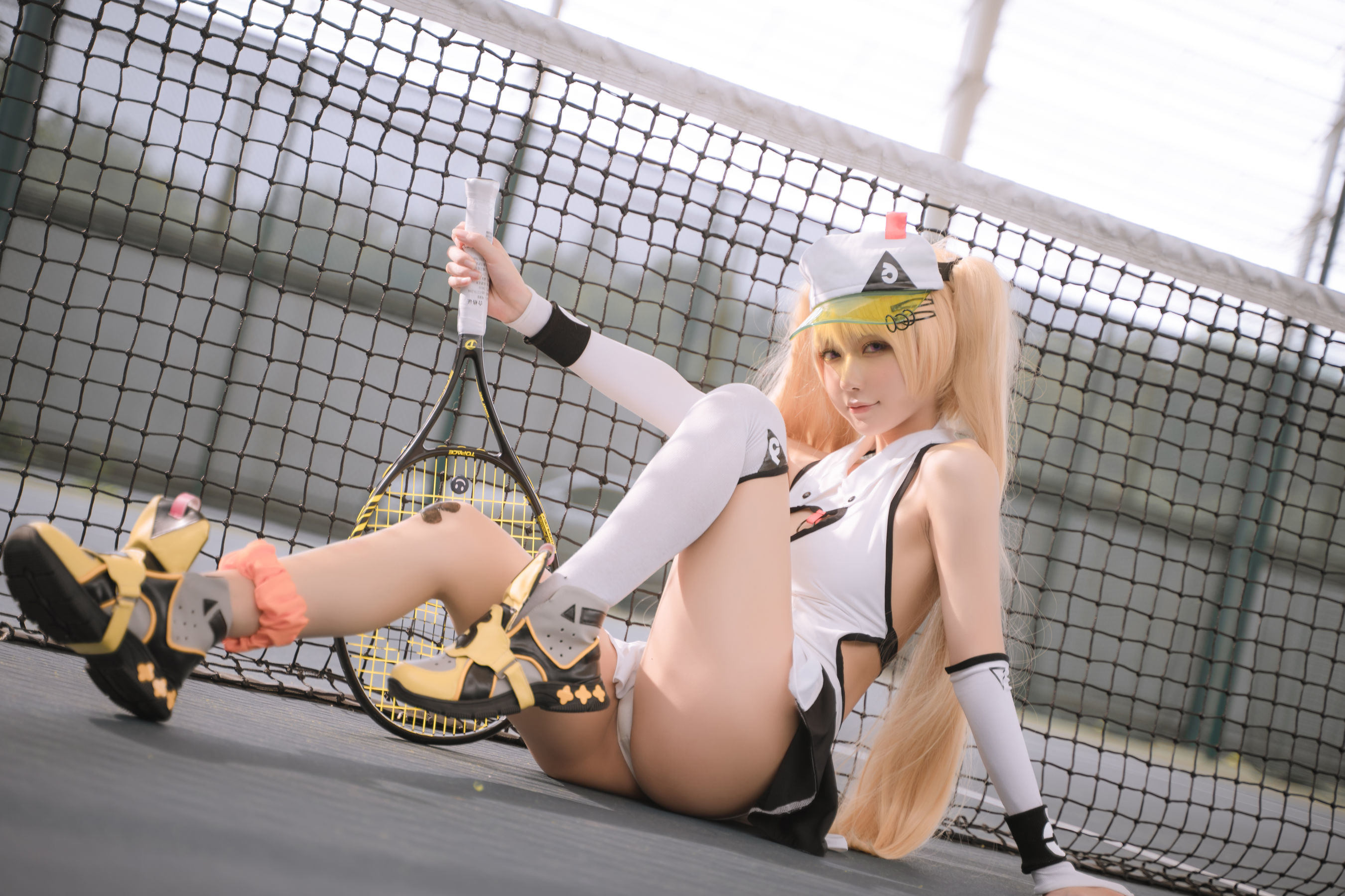 Cosplay Welfare] Anime Blogger A Bao is also a Bunny Girl - Becky Tennis Outfit
