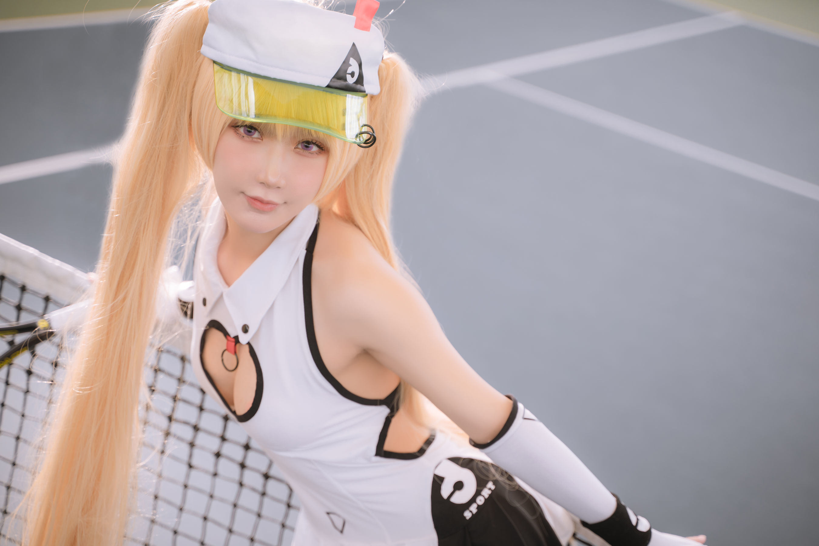 Cosplay Welfare] Anime Blogger A Bao is also a Bunny Girl - Becky Tennis Outfit