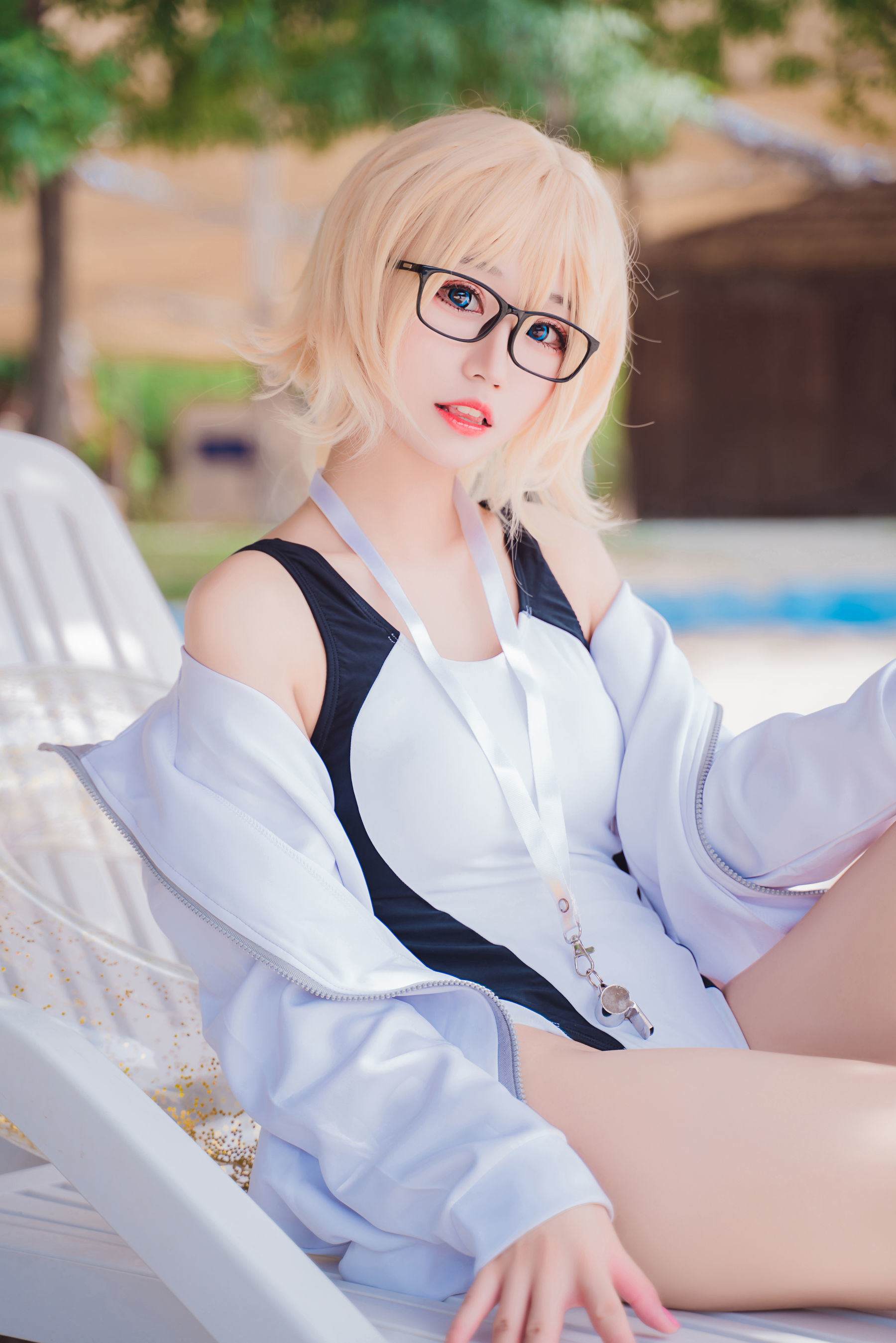 COS Phúc lợi] MaoJun - Jeanne d'Arc Trang phục bơi thi đấu