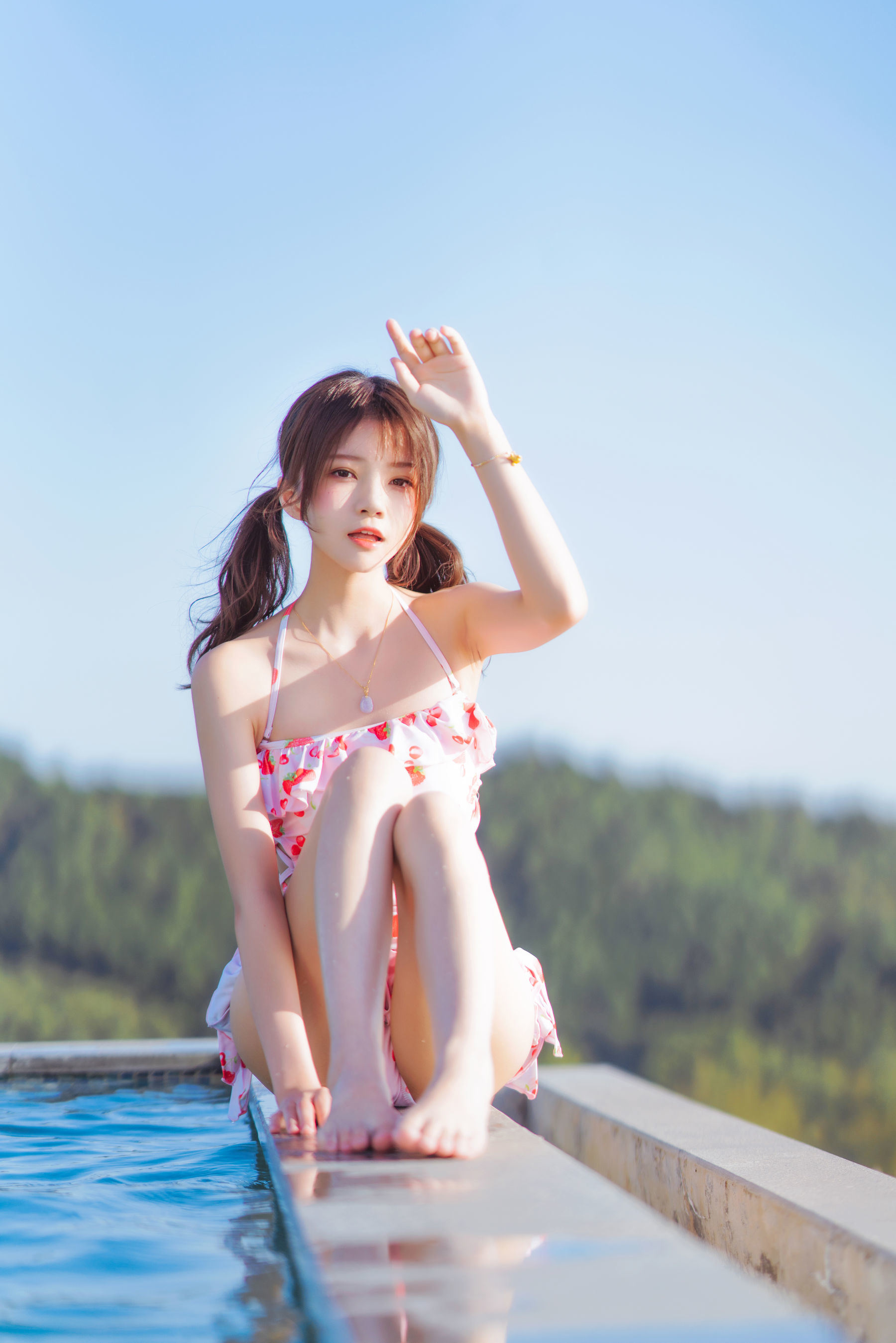 Cosplay Welfare] Sakura Tao Meow - Sweet Sweet's Strawberry Swimsuit