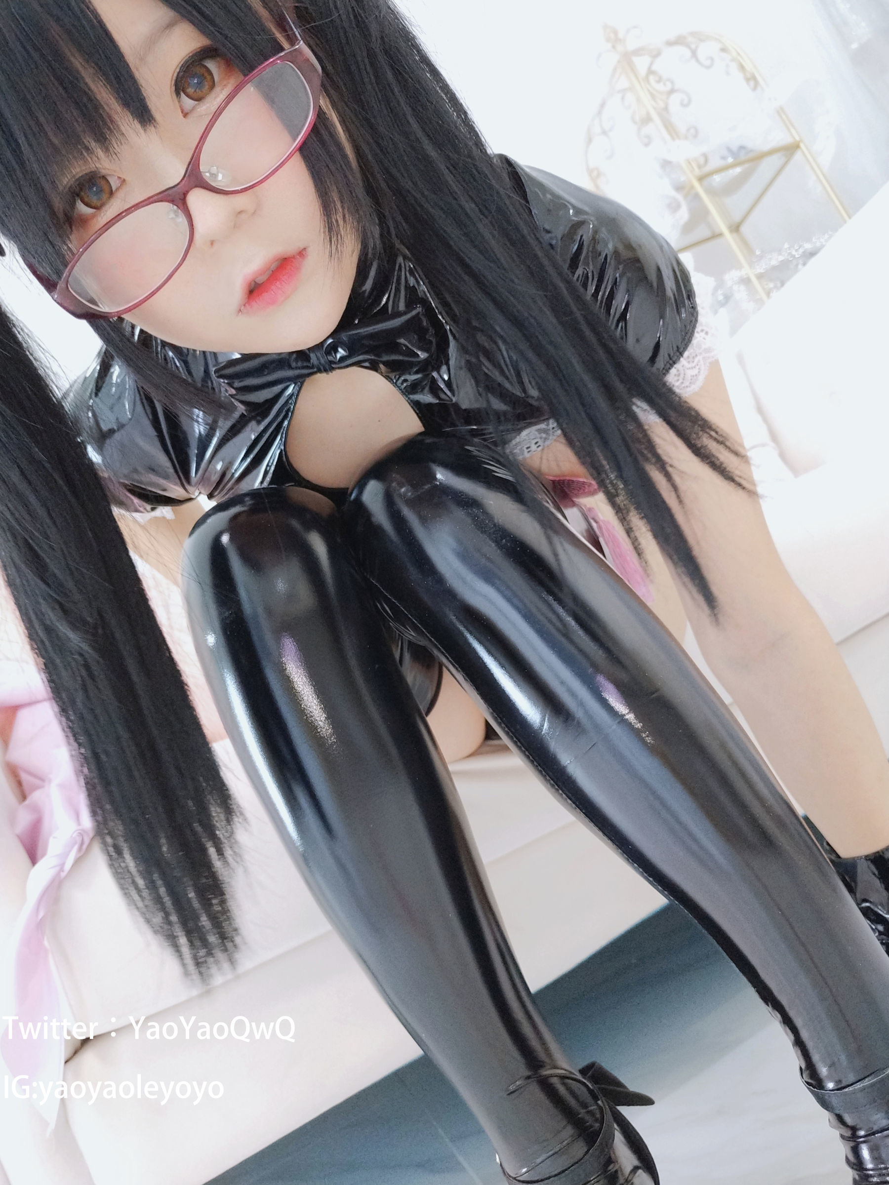 COS福利] 萌妹子Coser搖搖樂yoyo - 惡魔女僕