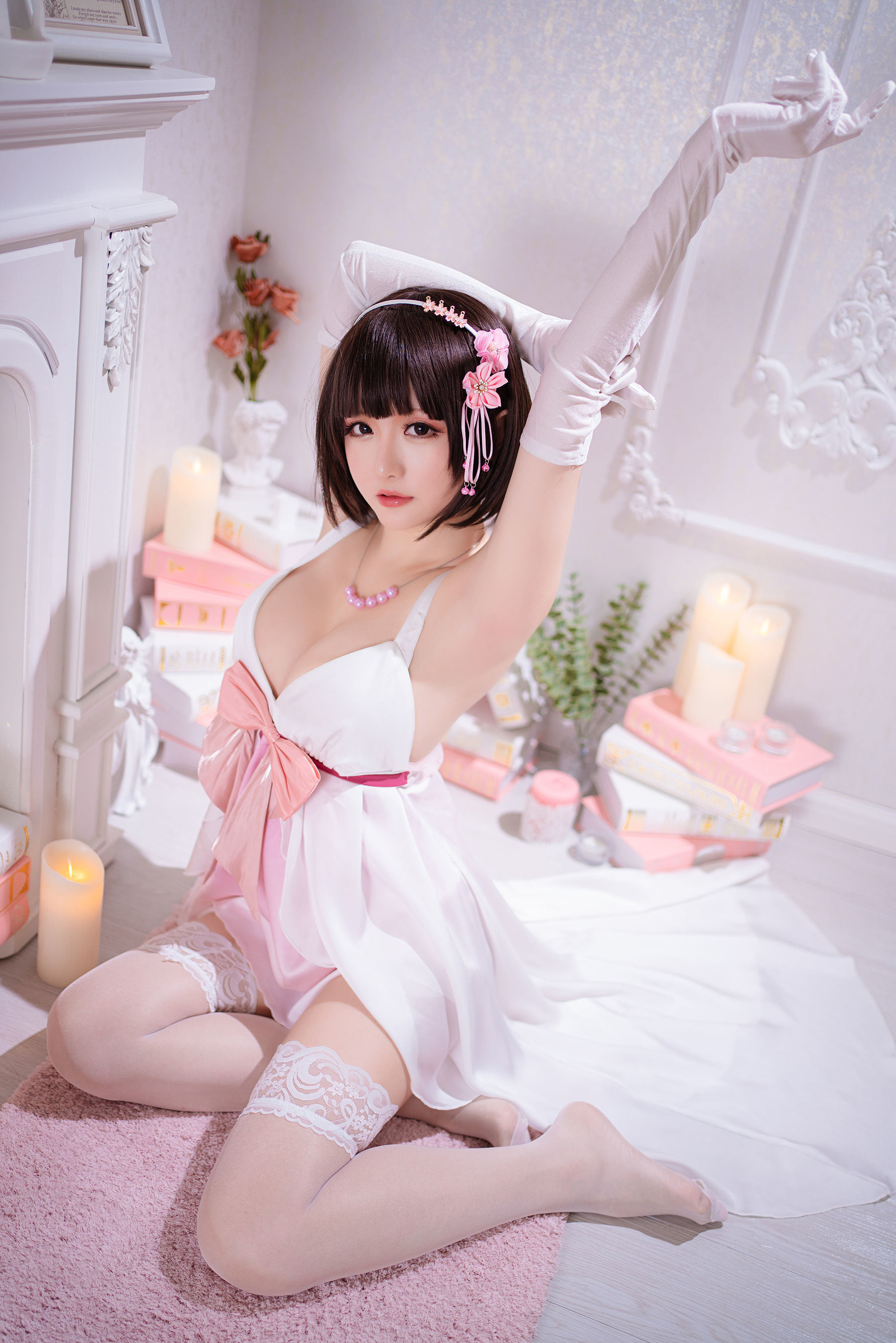 COS Welfare] Coser Xiaojie Xing zhi Chi Chi - Kato Megumi Special Formal Dress