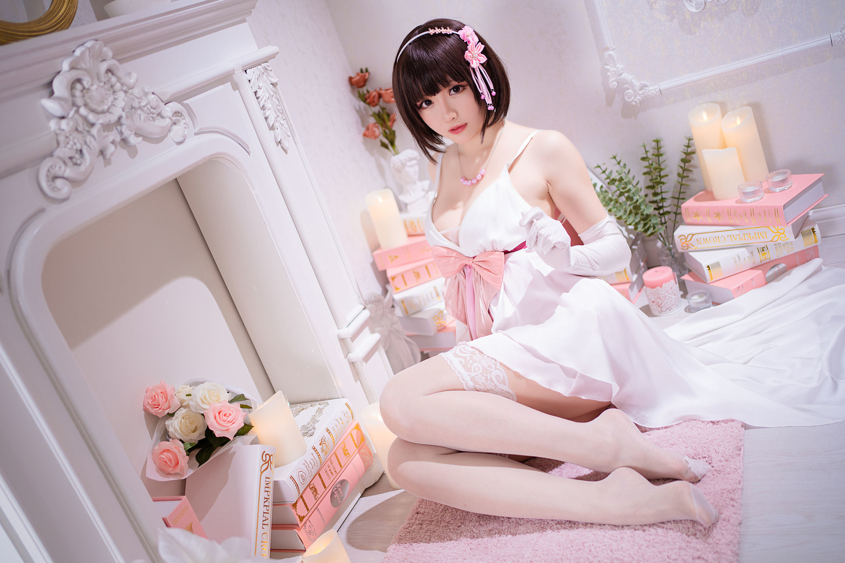 COS Welfare] Coser Xiaojie Xing zhi Chi Chi - Kato Megumi Special Formal Dress