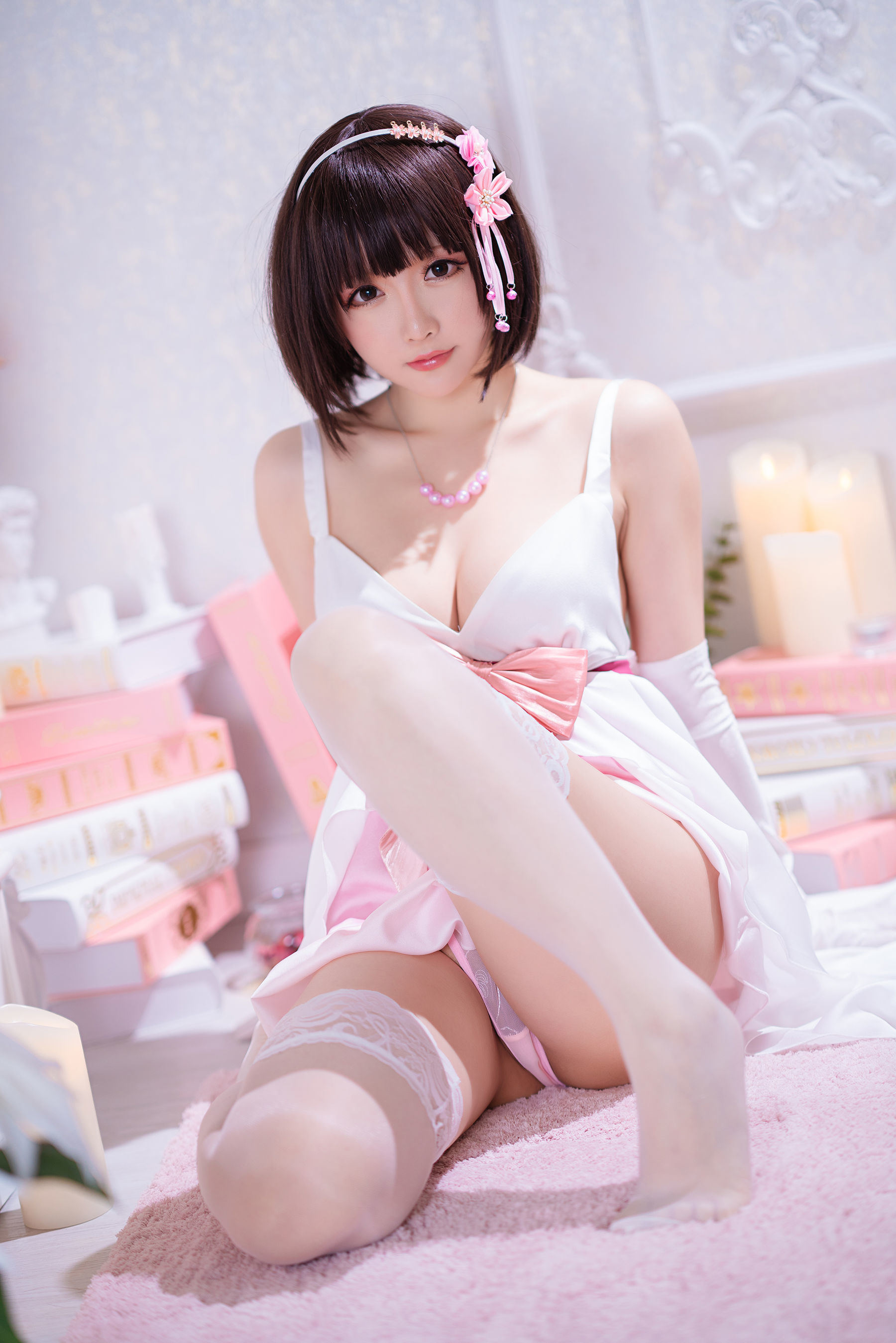 COS Welfare] Coser Xiaojie Xing zhi Chi Chi - Kato Megumi Special Formal Dress