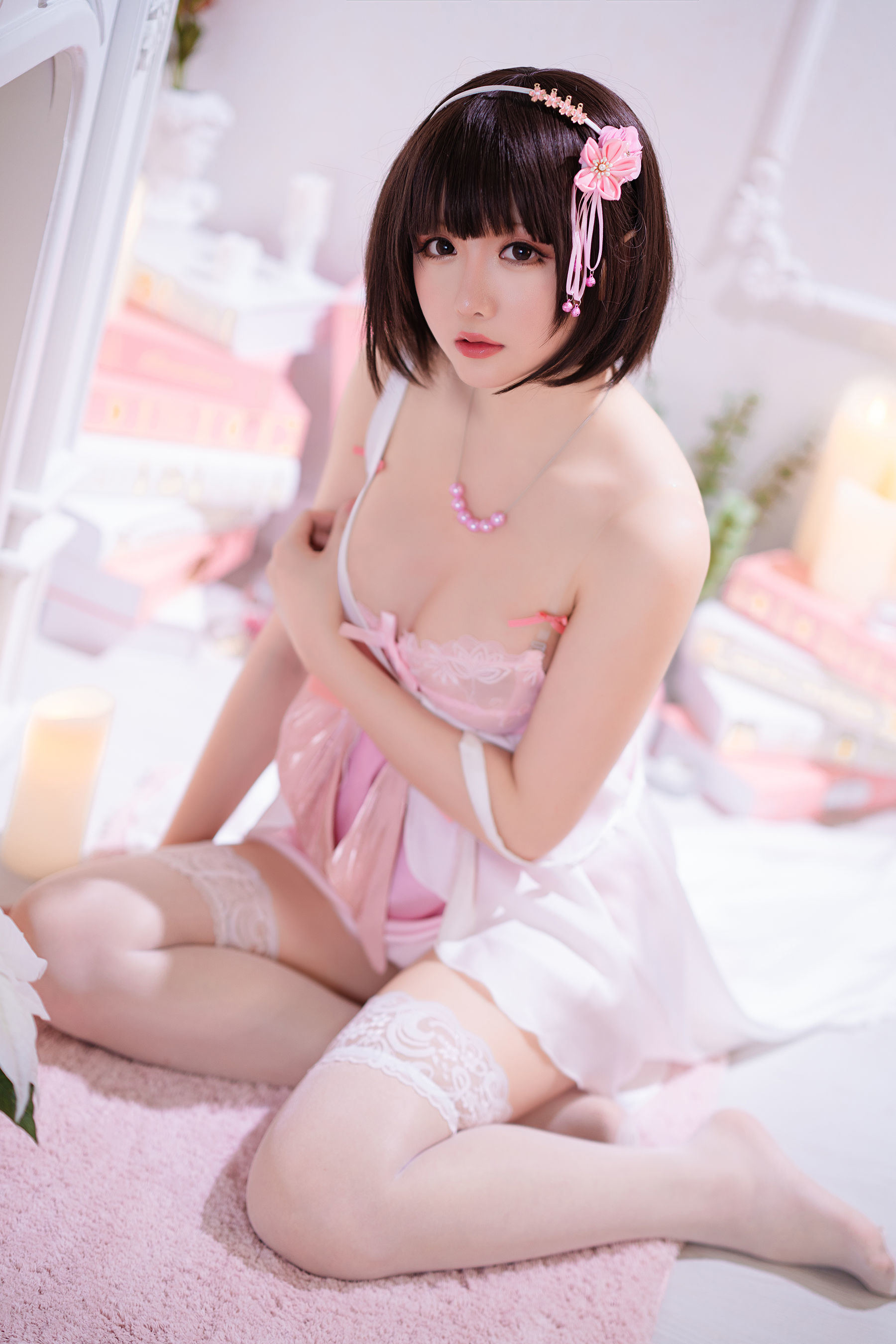 COS Welfare] Coser Xiaojie Xing zhi Chi Chi - Kato Megumi Special Formal Dress