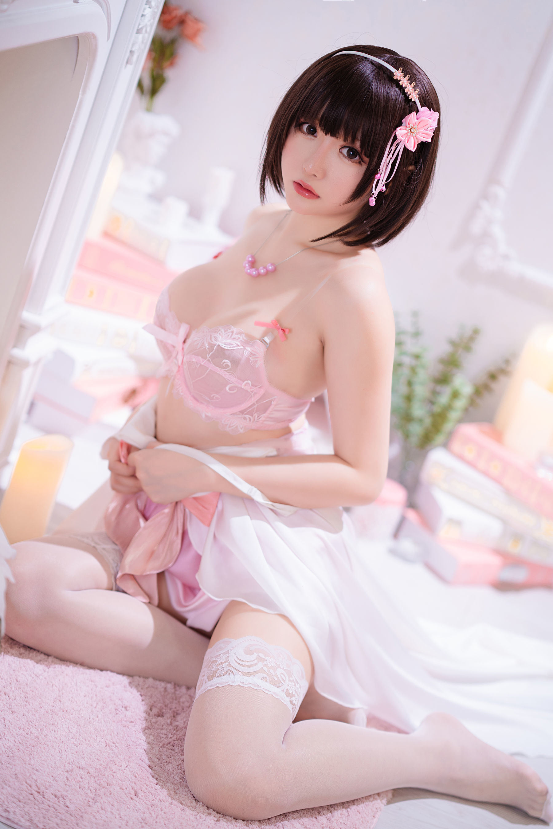 COS Welfare] Coser Xiaojie Xing zhi Chi Chi - Kato Megumi Special Formal Dress