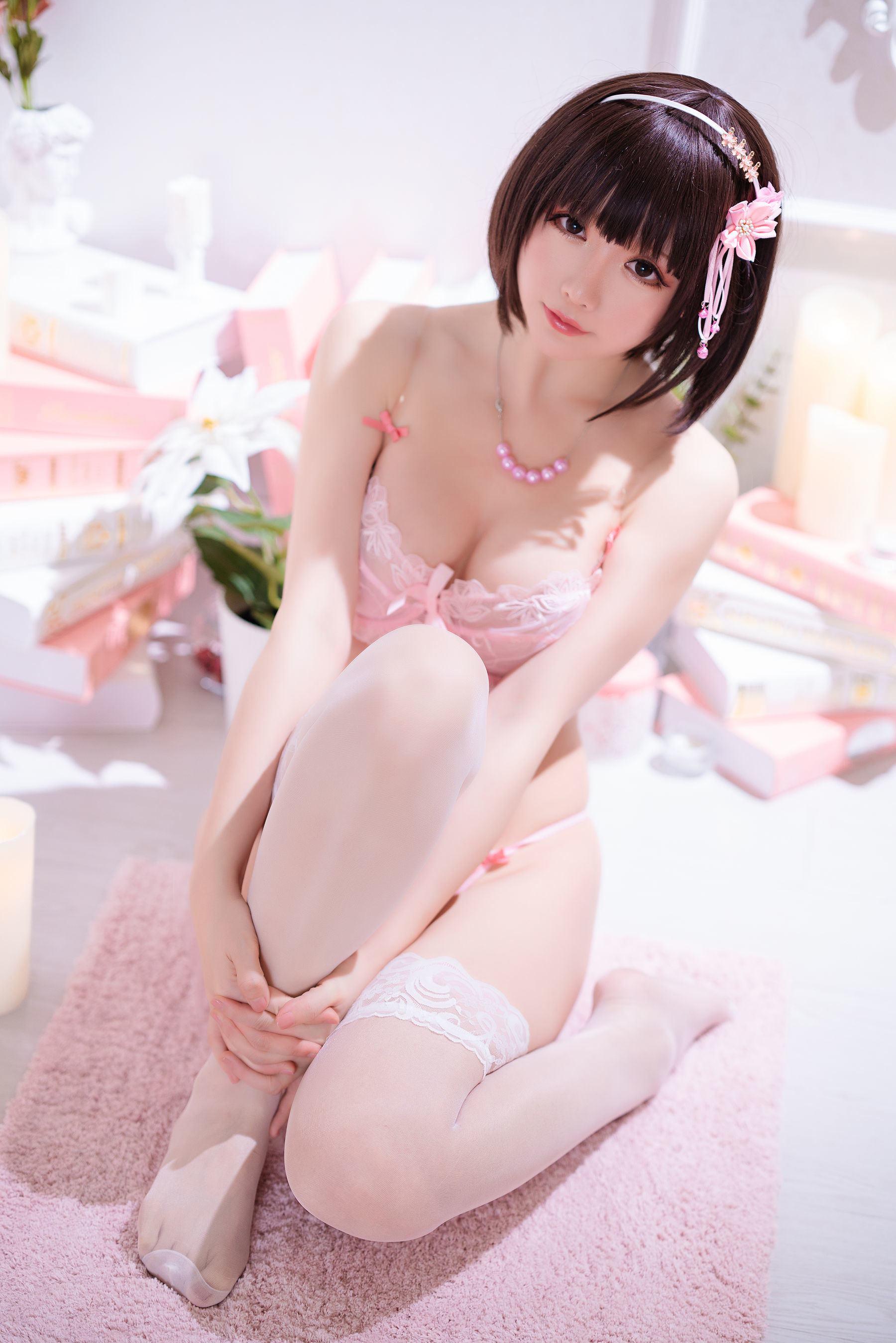 COS Welfare] Coser Xiaojie Xing zhi Chi Chi - Kato Megumi Special Formal Dress