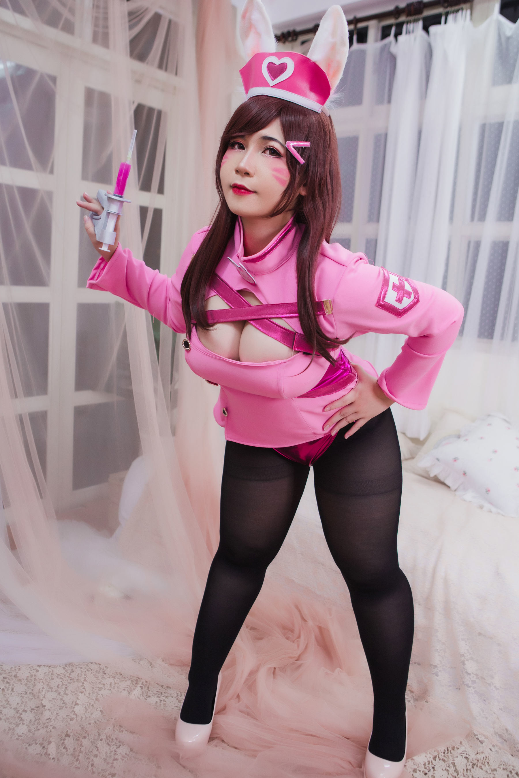 Cosplay Phúc lợi] Uy Uy - D.Va Bunny Nurse