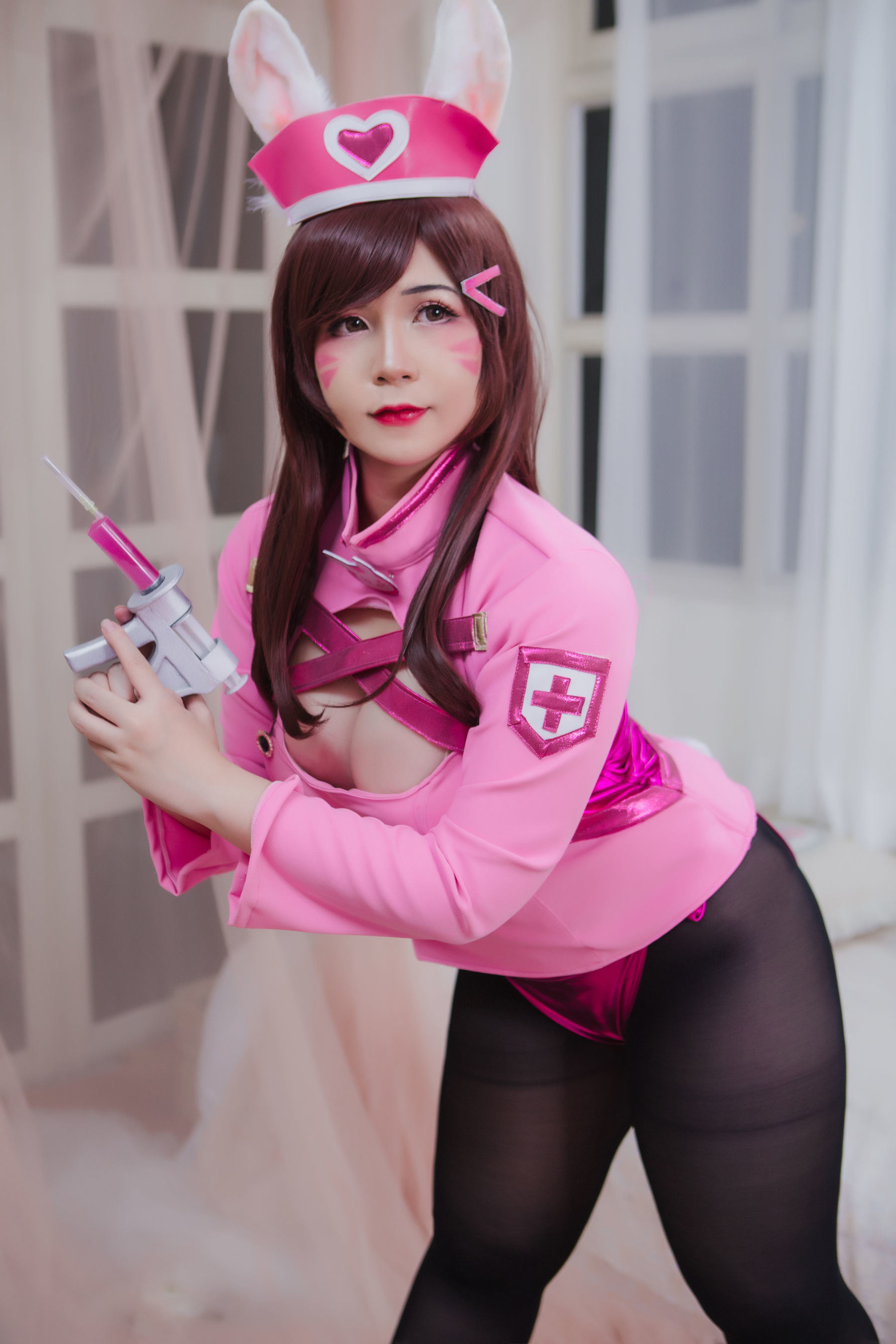 Cosplay Phúc lợi] Uy Uy - D.Va Bunny Nurse