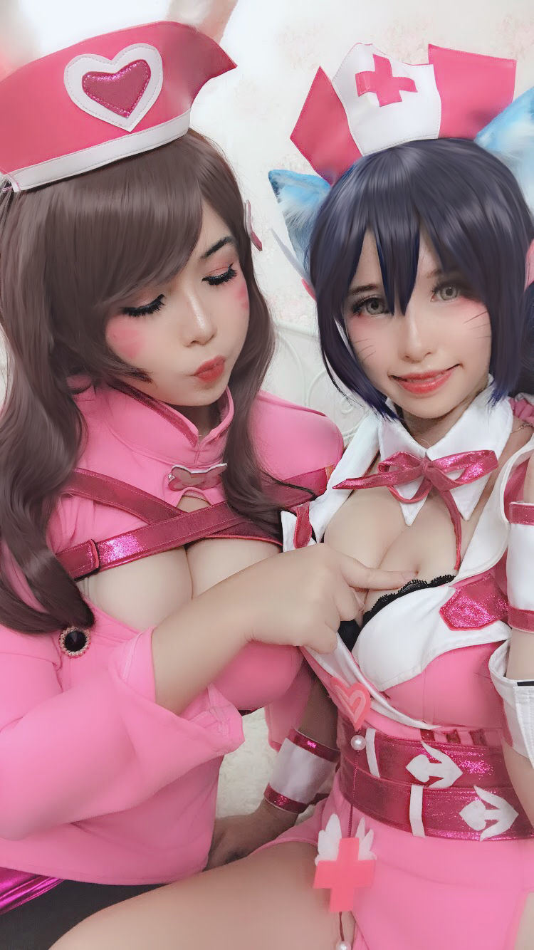 Cosplay Phúc lợi] Uy Uy - D.Va Bunny Nurse