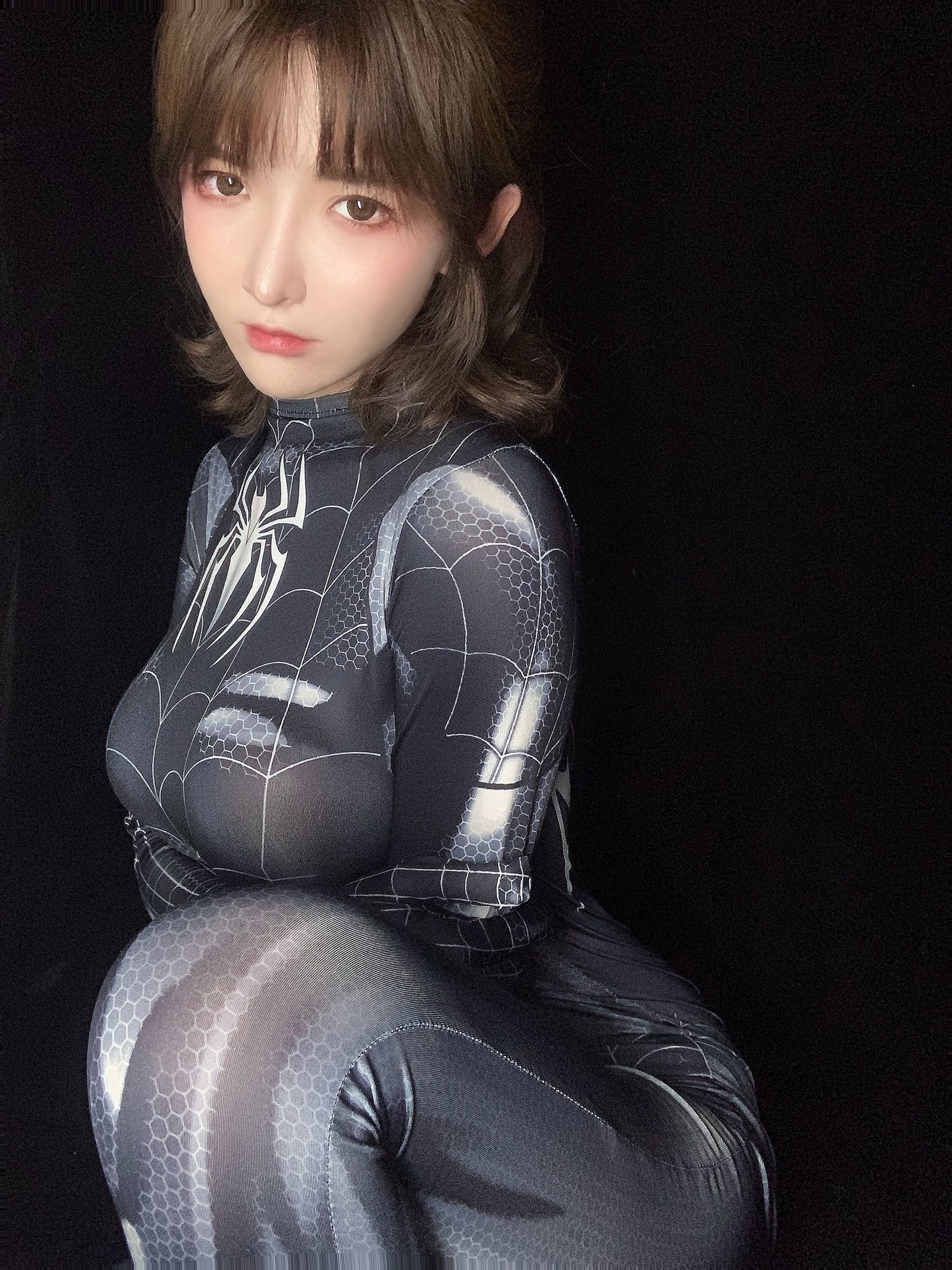 コスプレ福利] イーショウヤンゼ - 黒蜘蛛