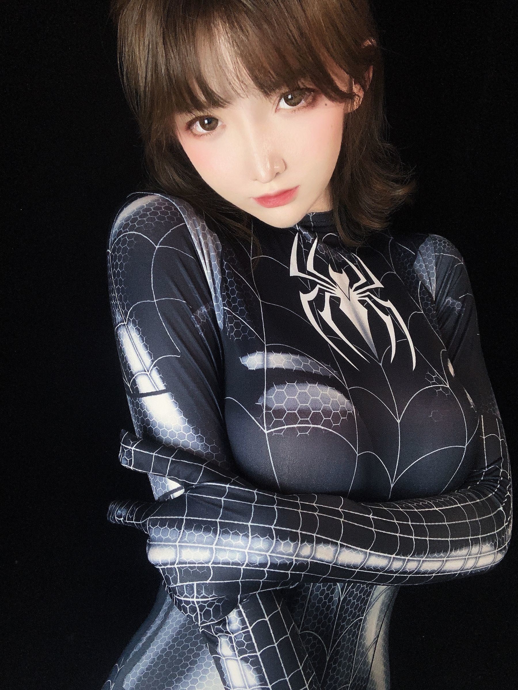 コスプレ福利] イーショウヤンゼ - 黒蜘蛛