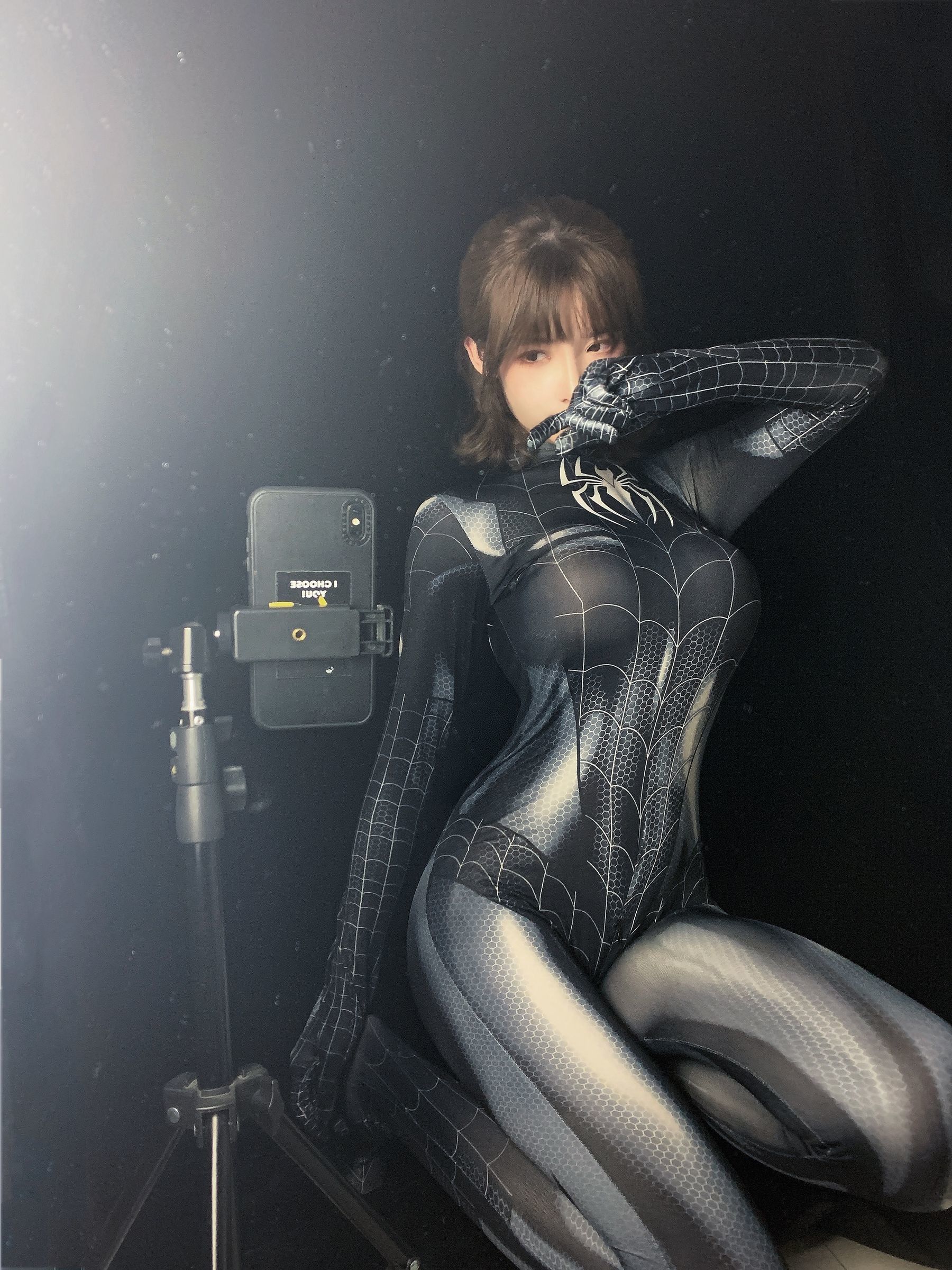コスプレ福利] イーショウヤンゼ - 黒蜘蛛