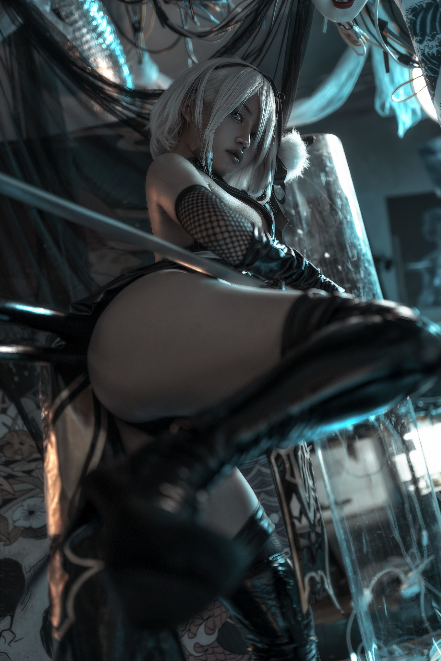 コスプレ福利] 一笑芳香沁写真 - 忍者2B