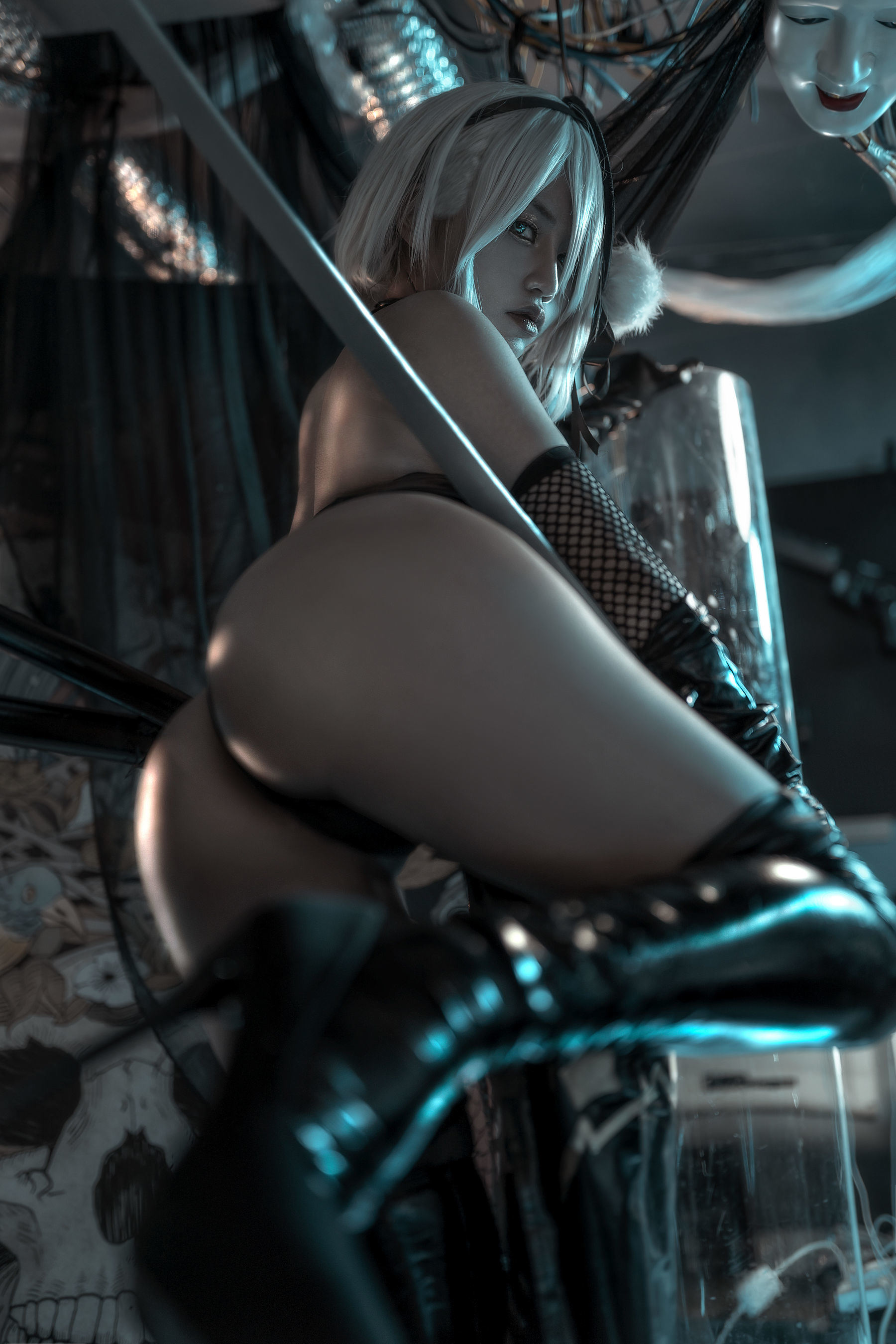 コスプレ福利] 一笑芳香沁写真 - 忍者2B