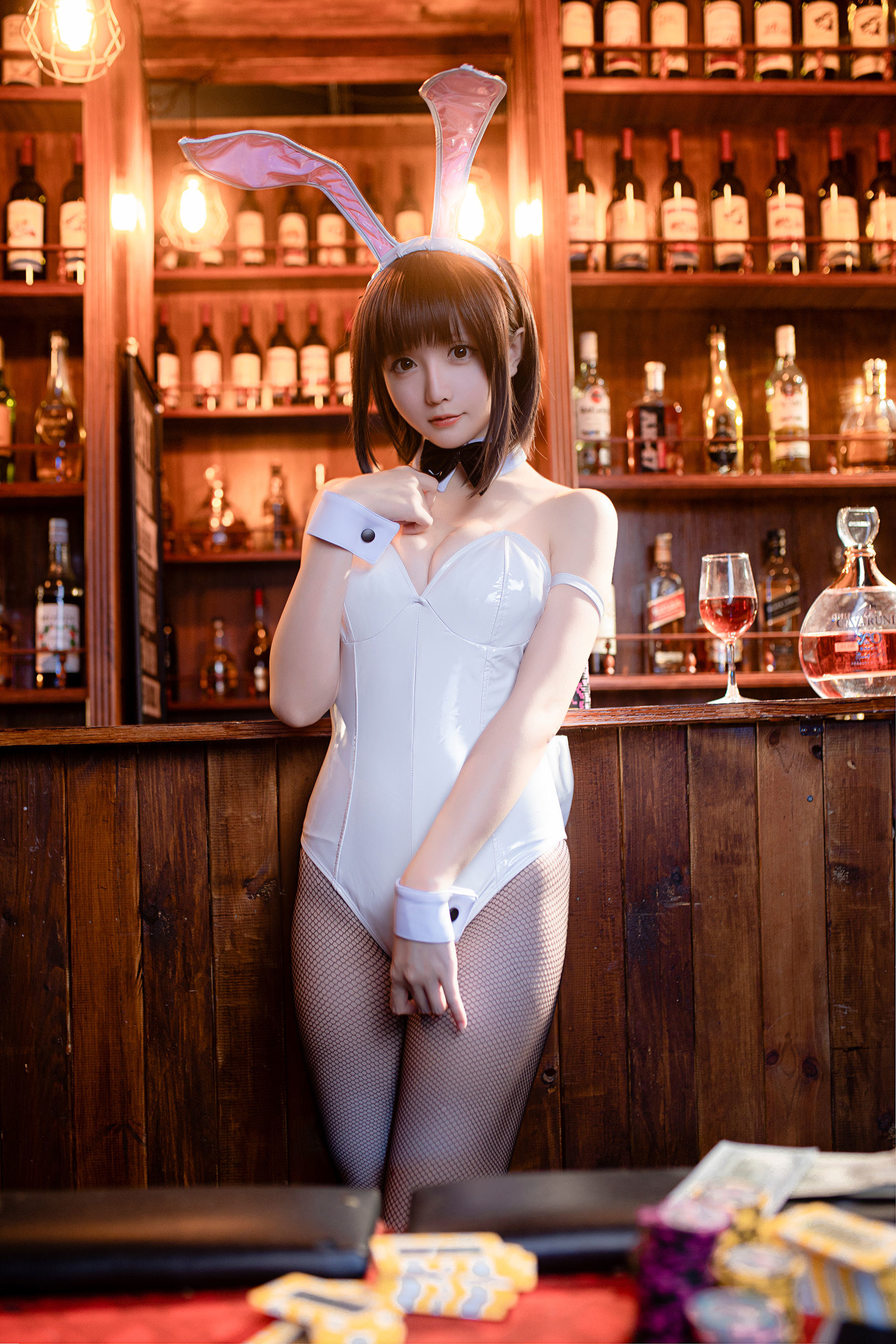 COS Phúc lợi] Coser Cô gái Tinh Chi Chi - Kato Megumi Cô gái thỏ