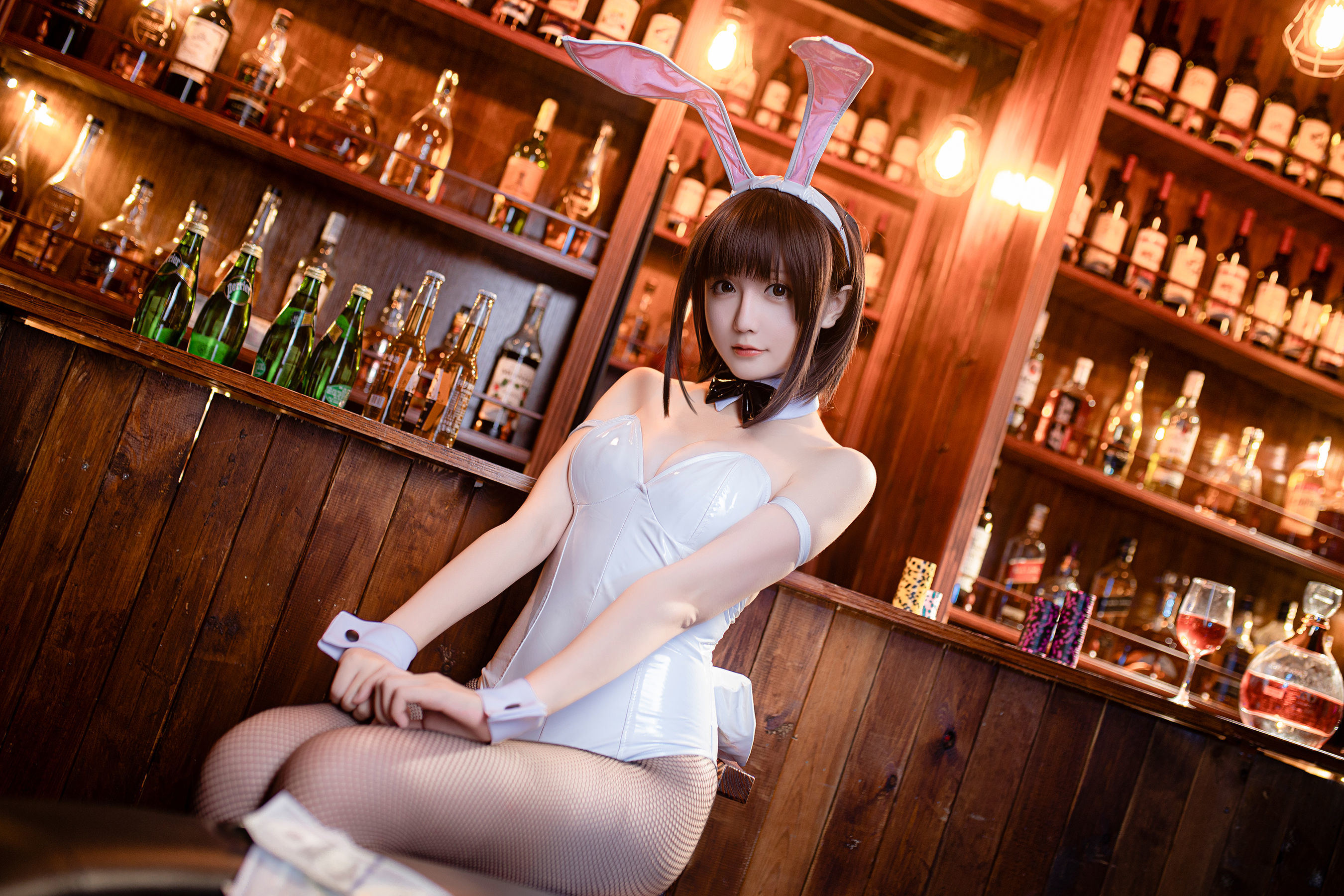 COS Phúc lợi] Coser Cô gái Tinh Chi Chi - Kato Megumi Cô gái thỏ