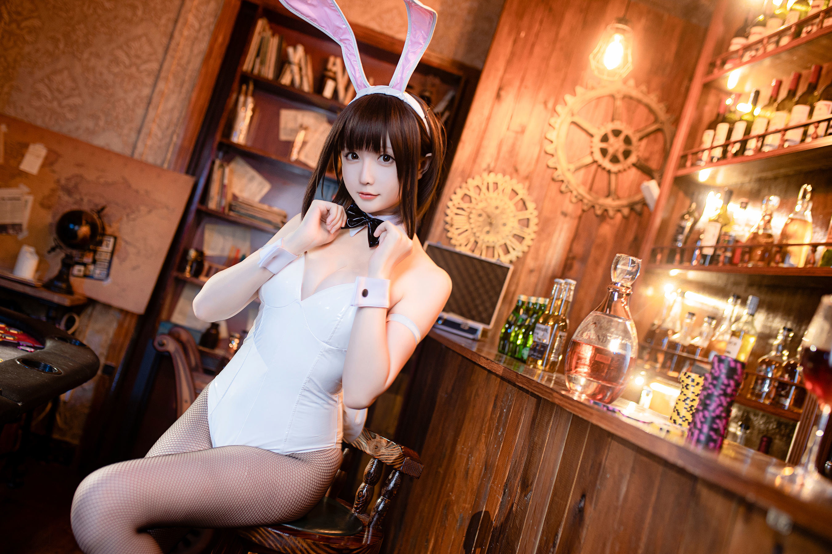 COS Phúc lợi] Coser Cô gái Tinh Chi Chi - Kato Megumi Cô gái thỏ