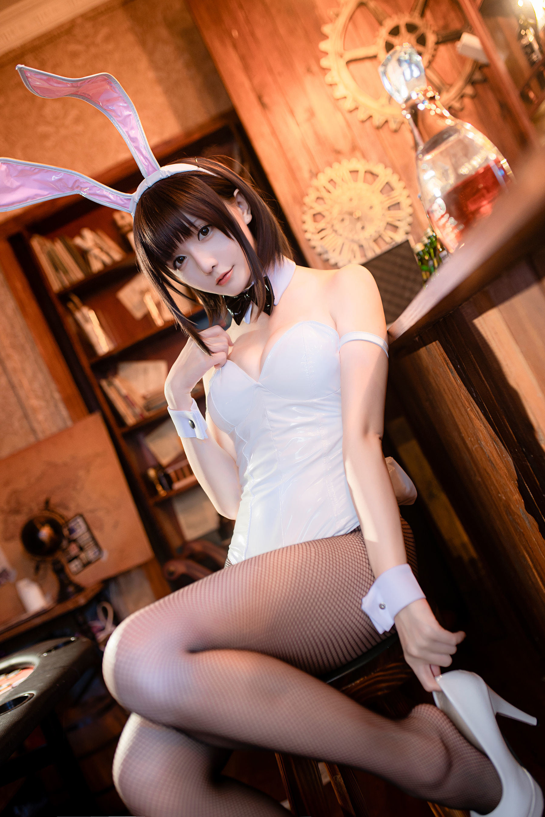 COS Phúc lợi] Coser Cô gái Tinh Chi Chi - Kato Megumi Cô gái thỏ