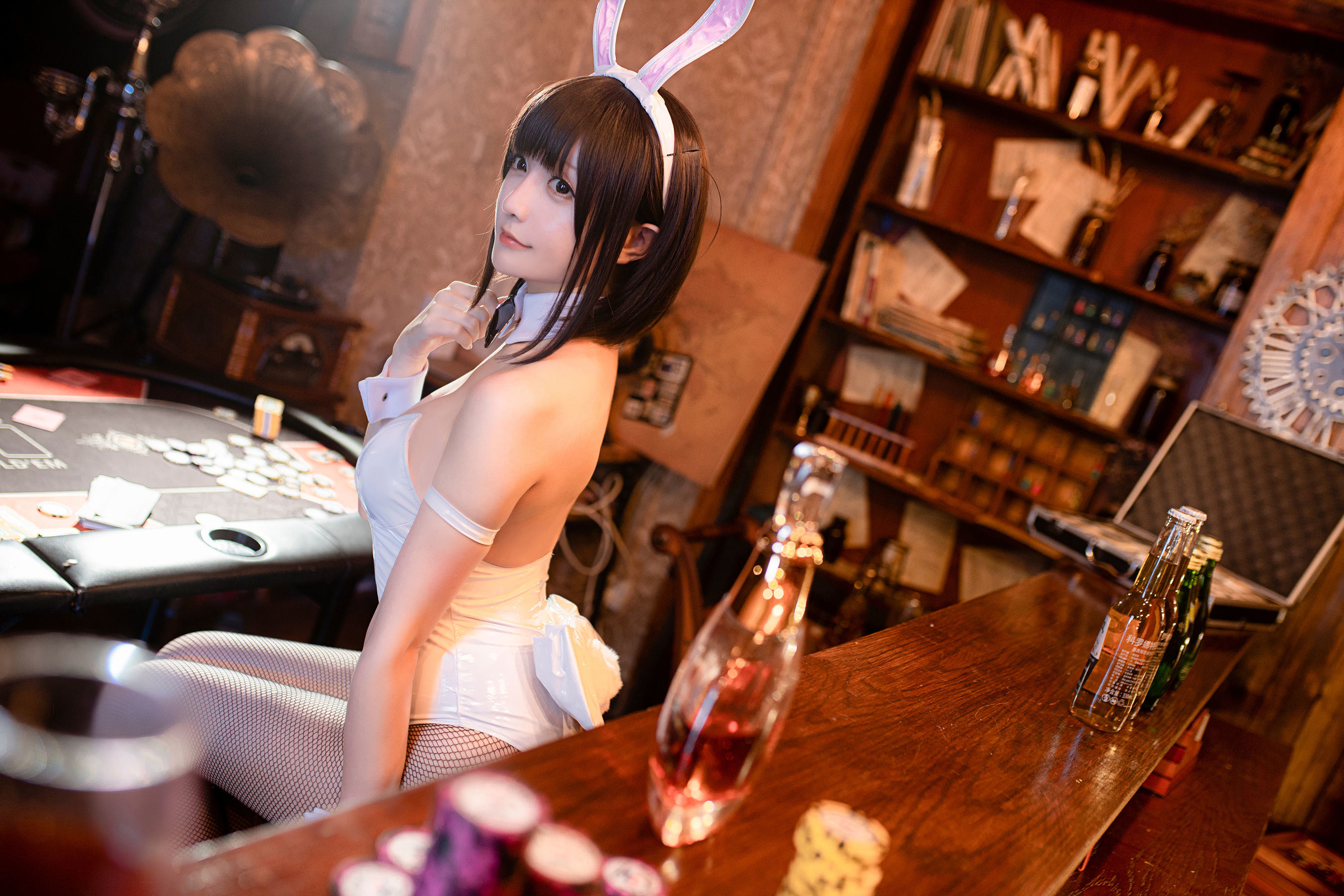 COS Phúc lợi] Coser Cô gái Tinh Chi Chi - Kato Megumi Cô gái thỏ