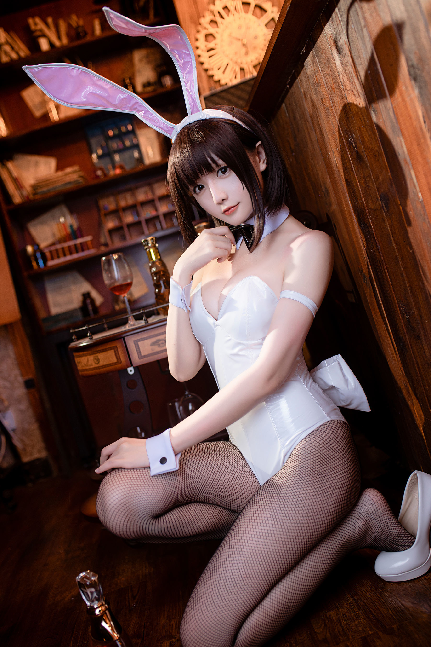 COS Phúc lợi] Coser Cô gái Tinh Chi Chi - Kato Megumi Cô gái thỏ