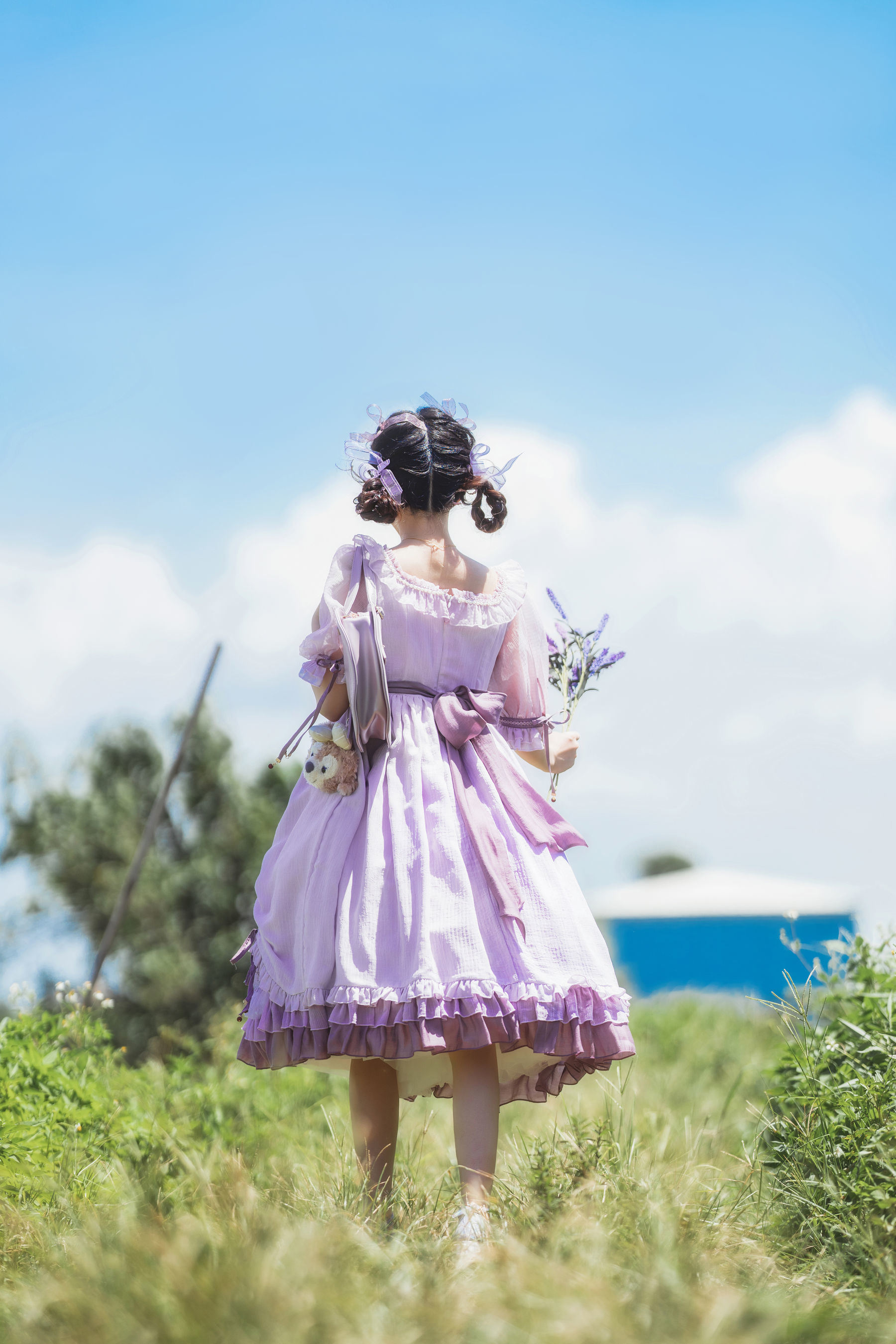 コスプレ福利] サクラトウニャオ - 少女の紫萱