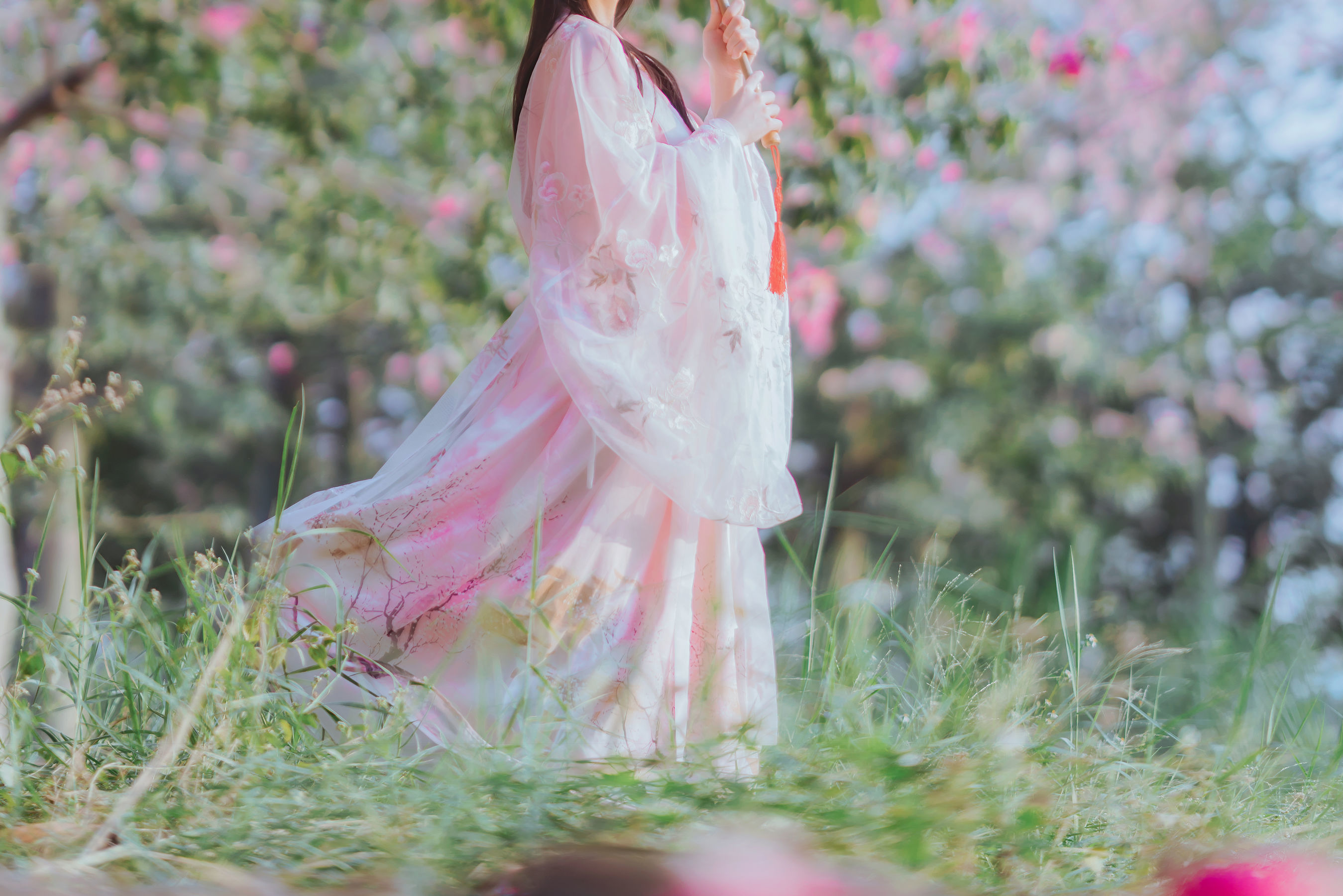 Cosplay Welfare] Sakura Tao Miao - Gentle Hanfu Peach Blossom