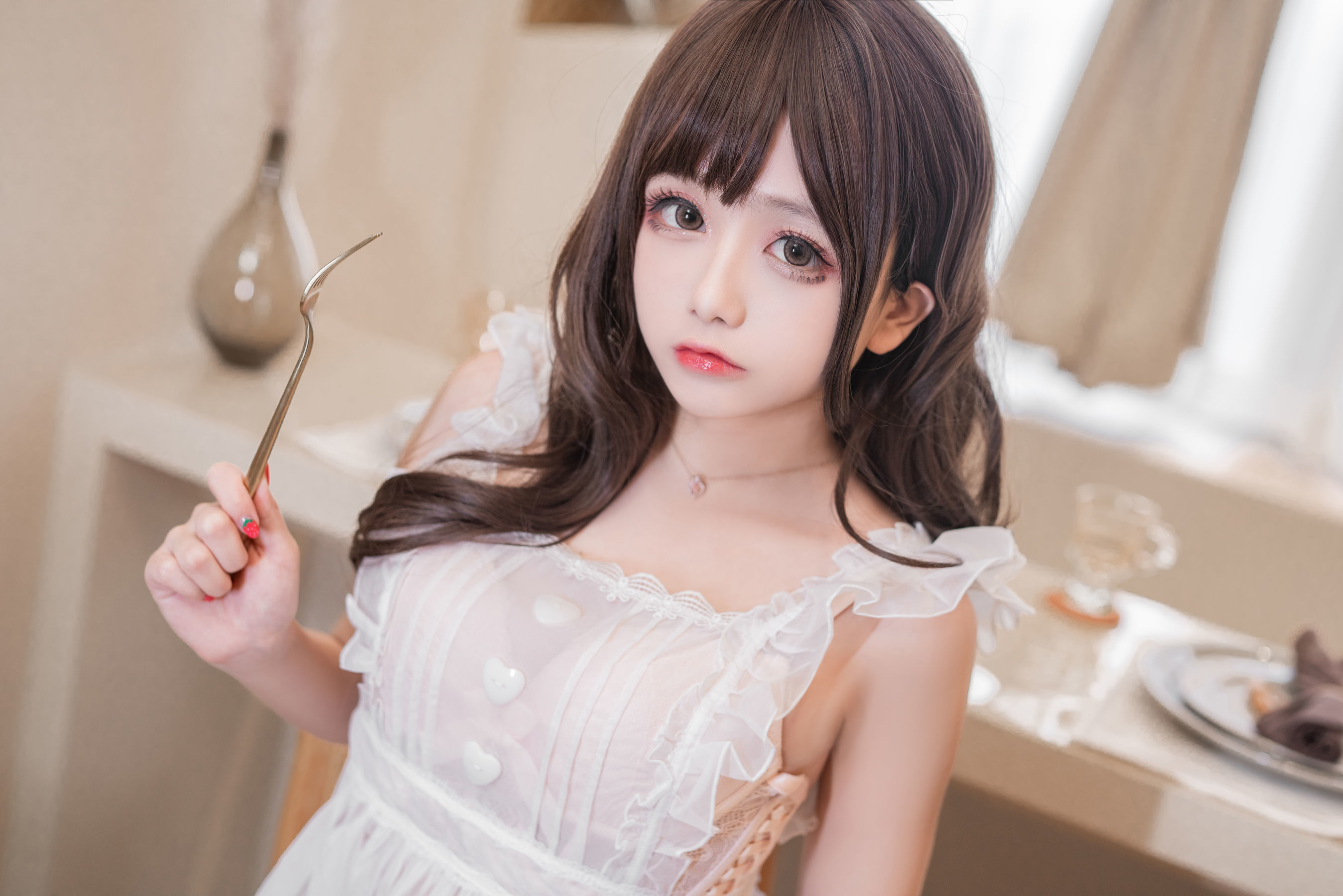 COS福利] Cosplay日奈嬌 - 圍裙人妻