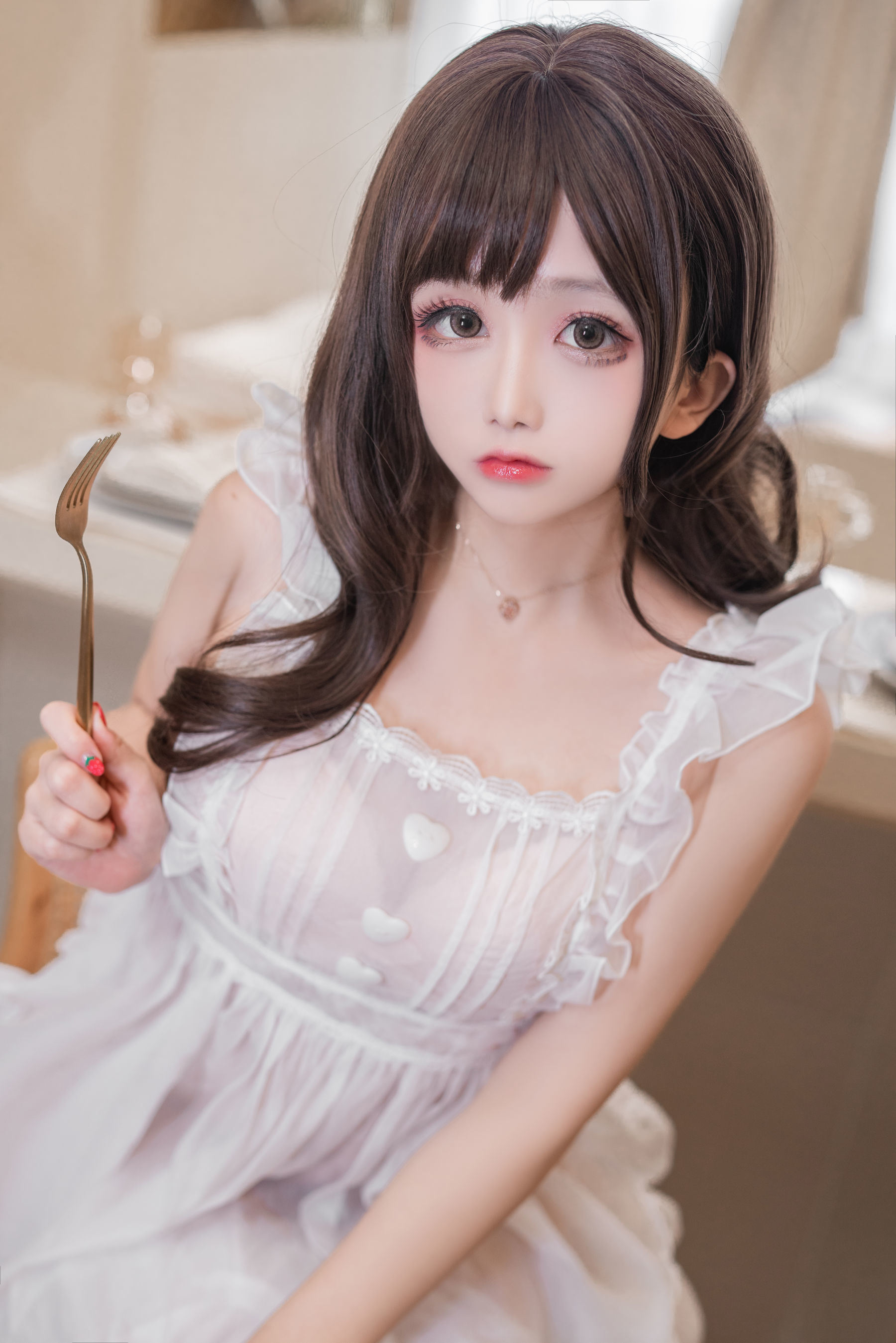 COS福利] Cosplay日奈嬌 - 圍裙人妻