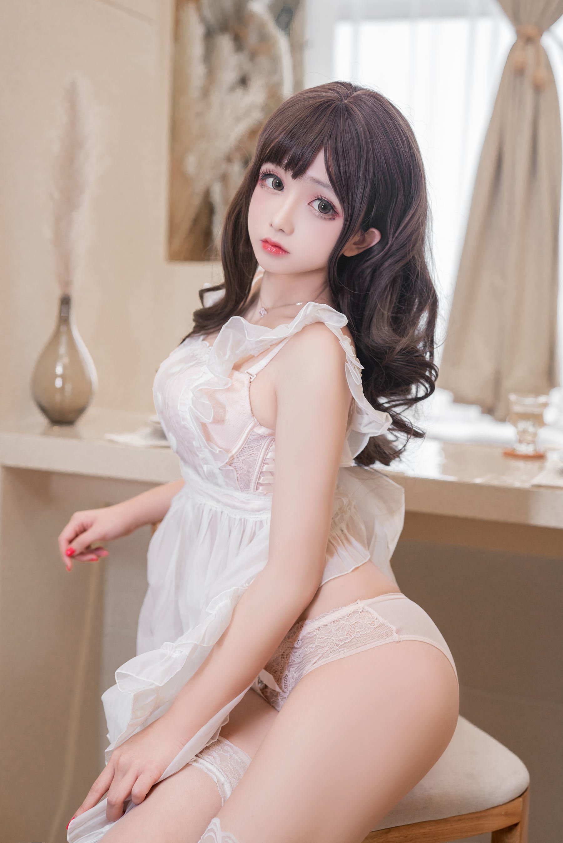 COS福利] Cosplay日奈嬌 - 圍裙人妻