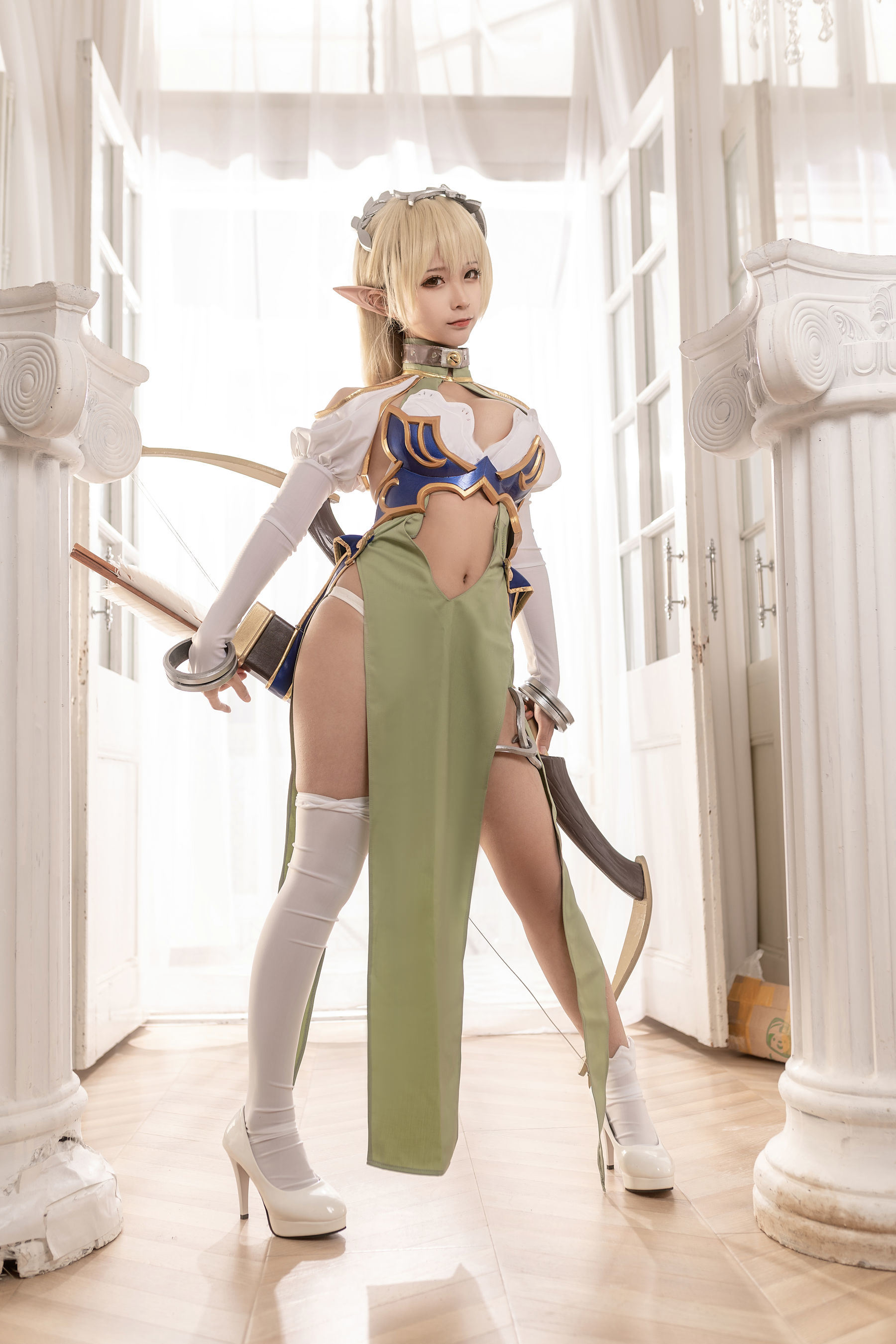 COS Welfare] Anime Blogger Chun Mo Mo - Elf Village First Villager