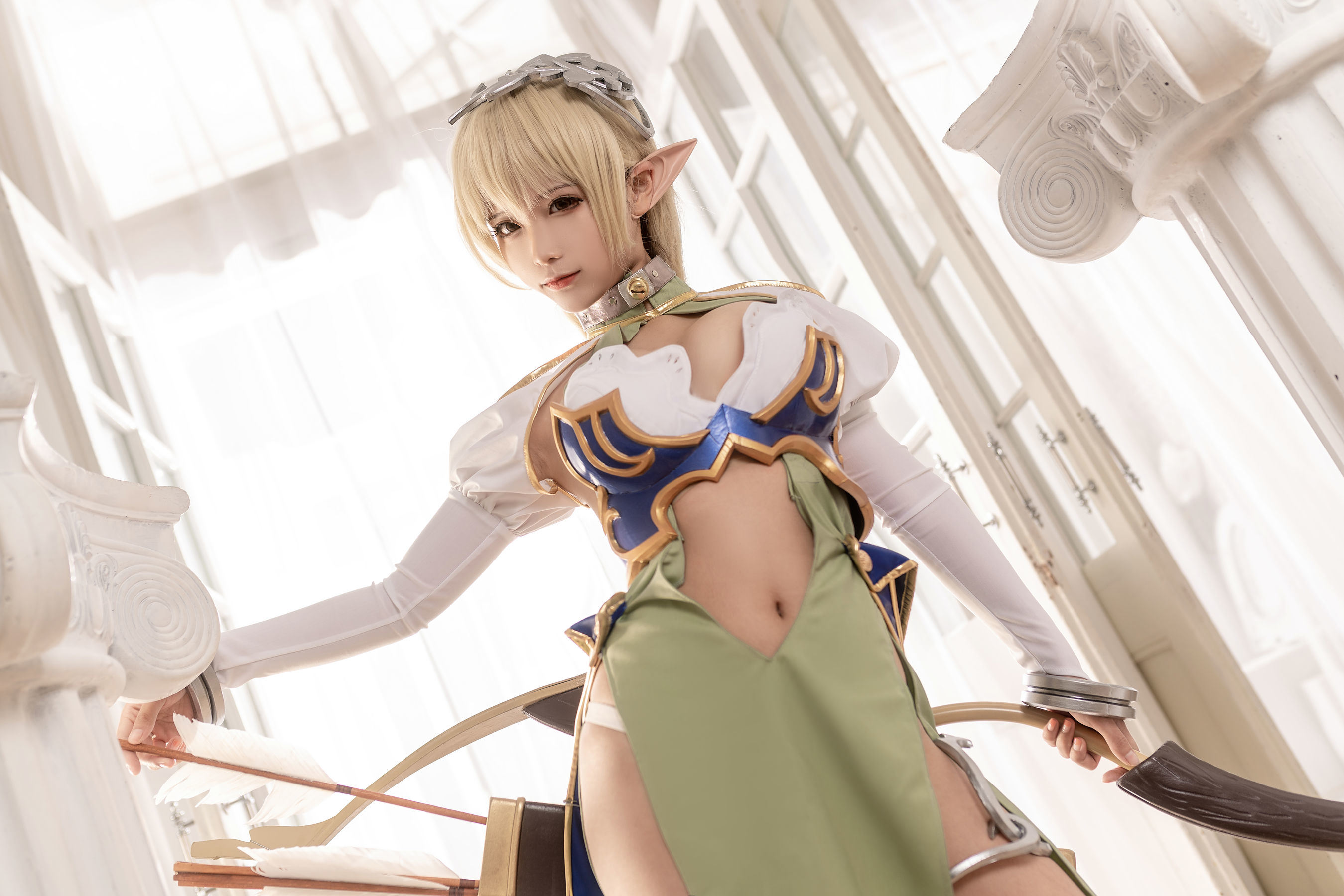 COS Welfare] Anime Blogger Chun Mo Mo - Elf Village First Villager