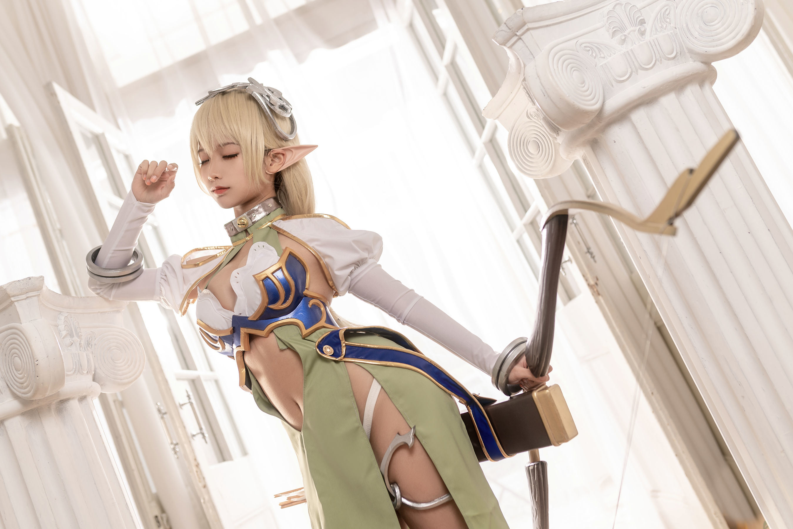 COS Welfare] Anime Blogger Chun Mo Mo - Elf Village First Villager