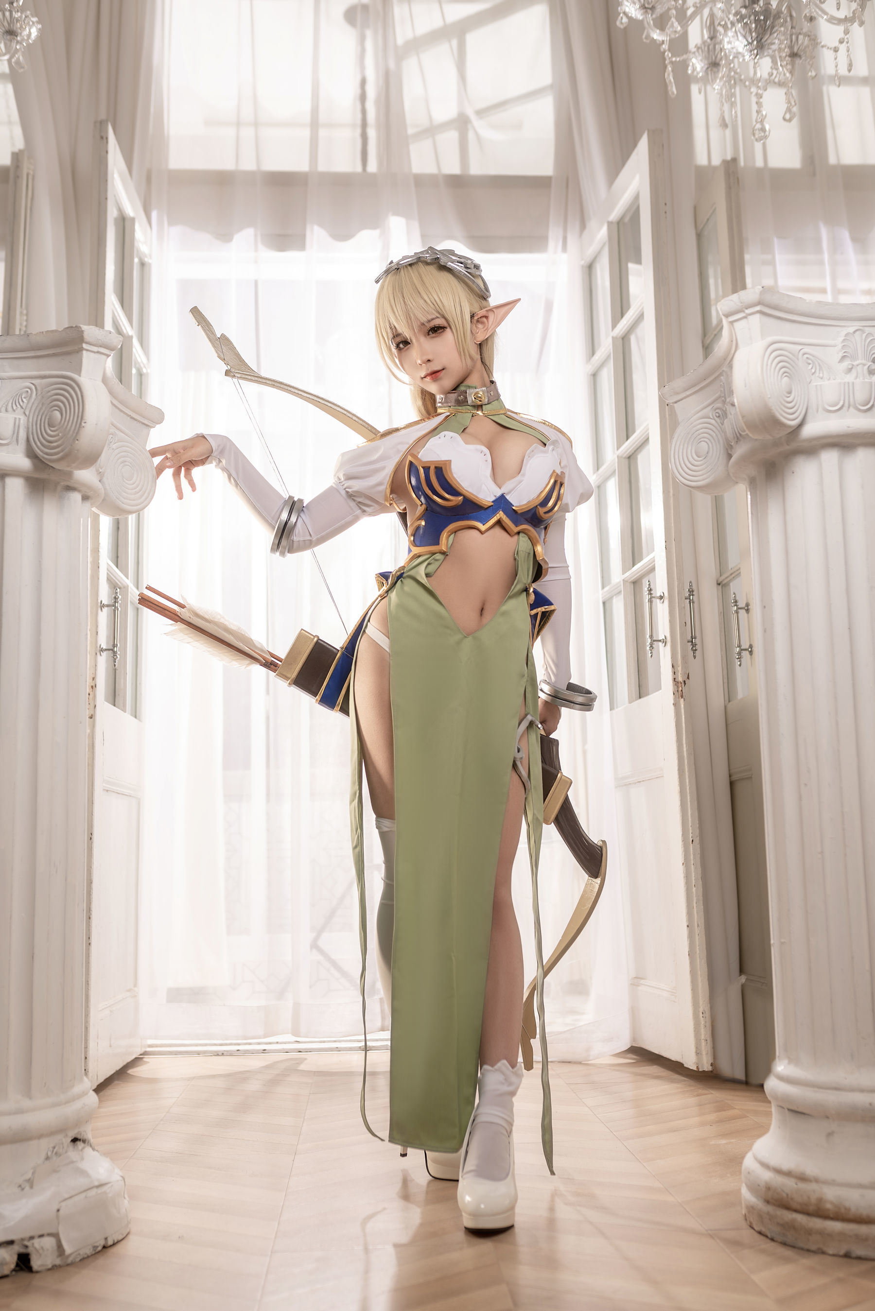 COS Welfare] Anime Blogger Chun Mo Mo - Elf Village First Villager