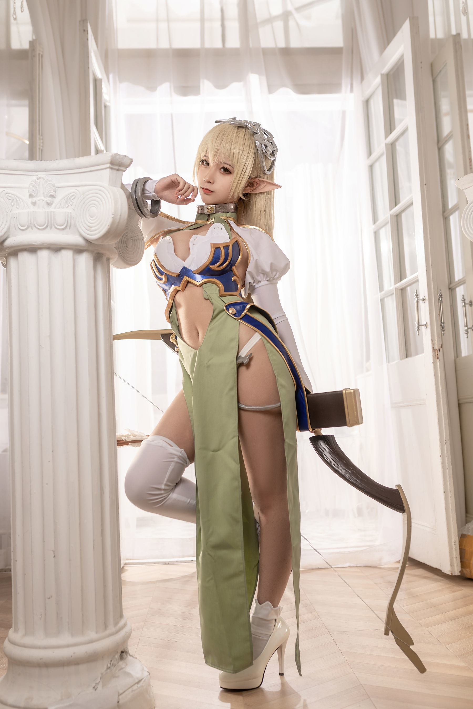 COS Welfare] Anime Blogger Chun Mo Mo - Elf Village First Villager
