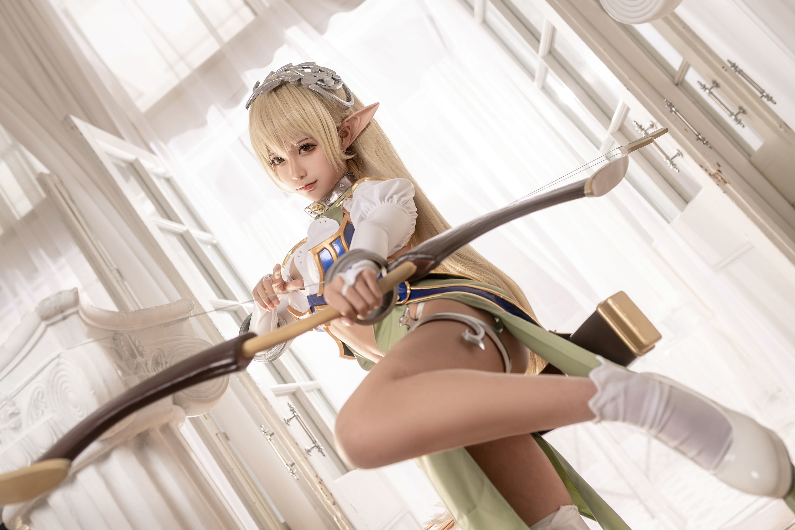 COS Welfare] Anime Blogger Chun Mo Mo - Elf Village First Villager