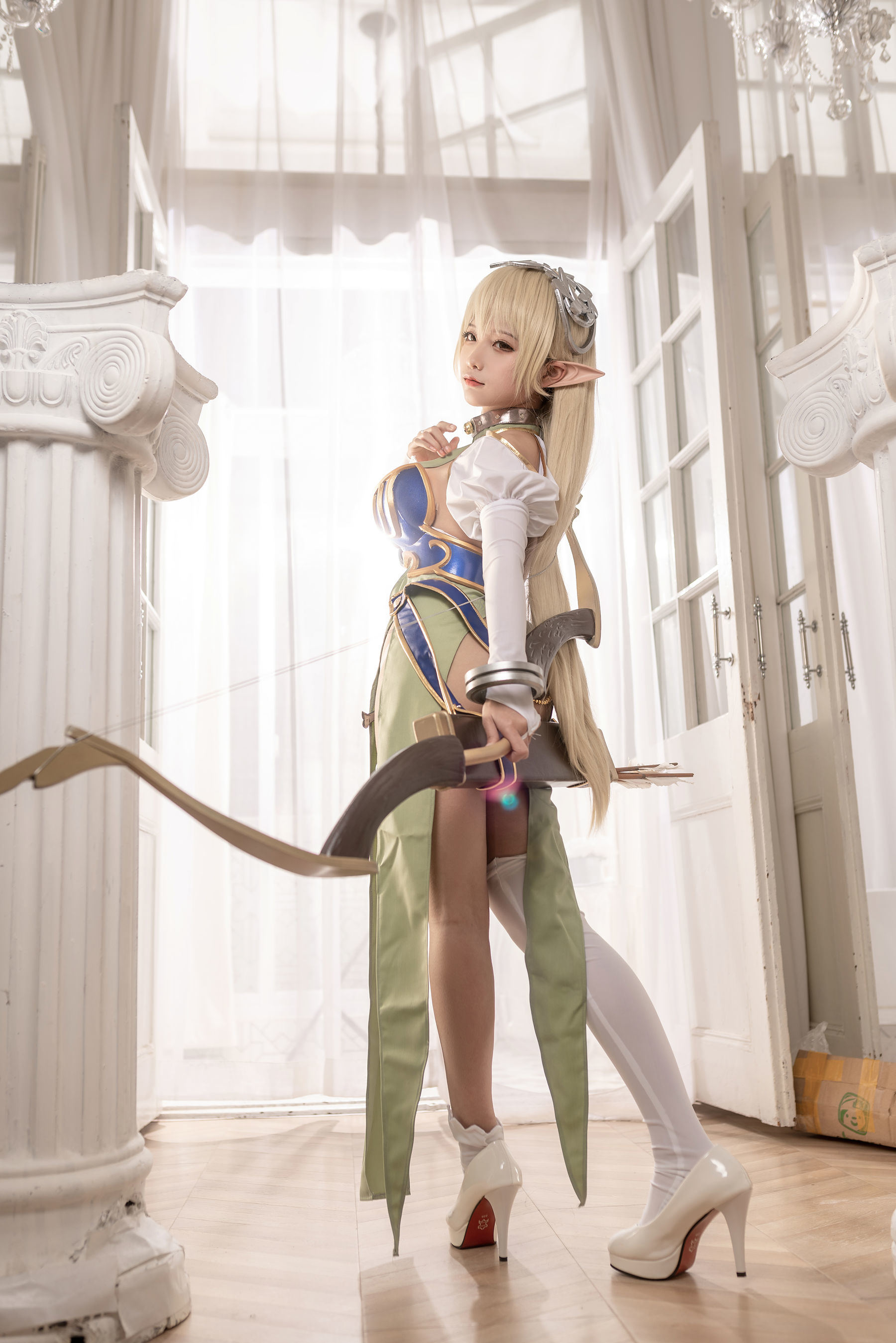 COS Welfare] Anime Blogger Chun Mo Mo - Elf Village First Villager