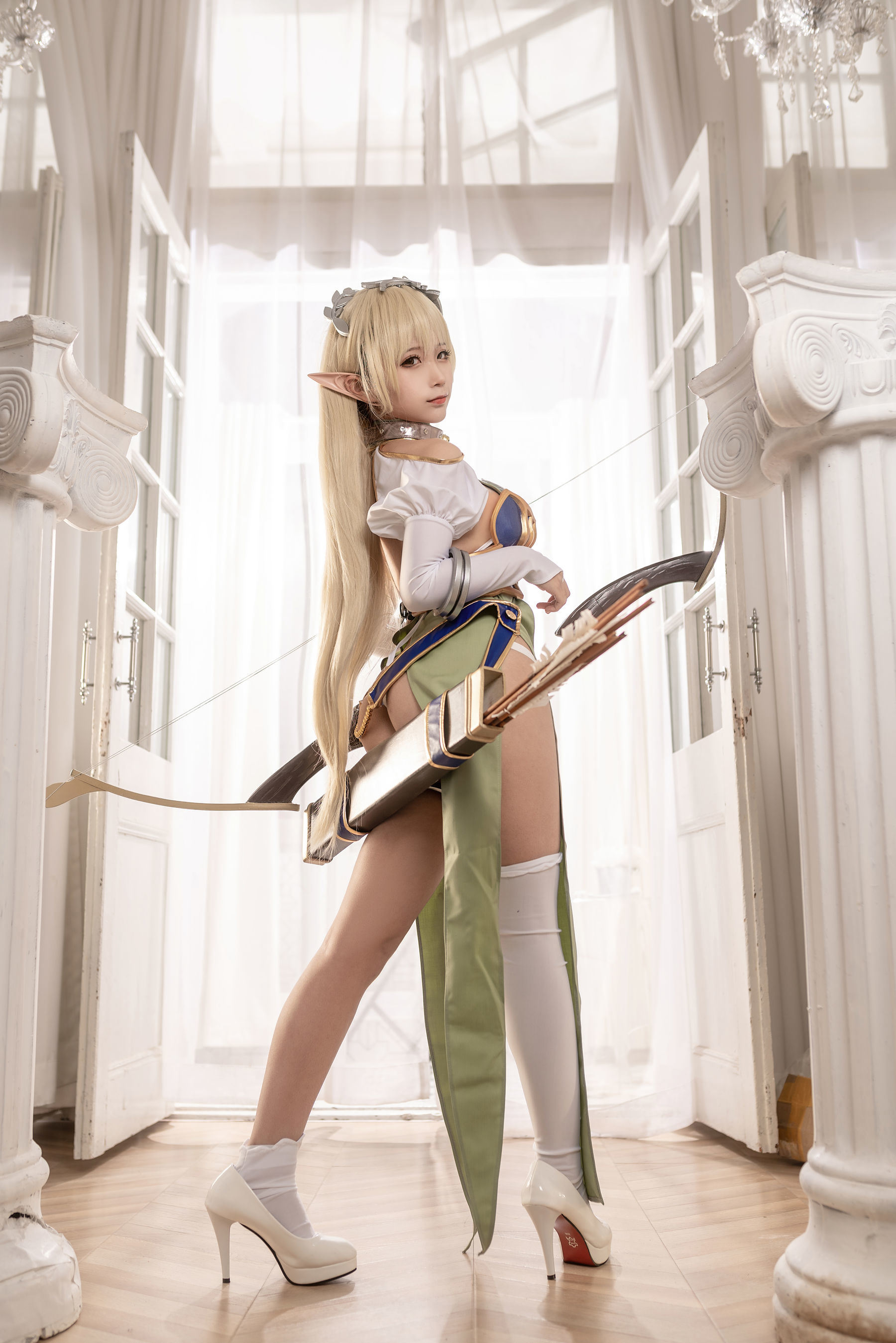 COS Welfare] Anime Blogger Chun Mo Mo - Elf Village First Villager