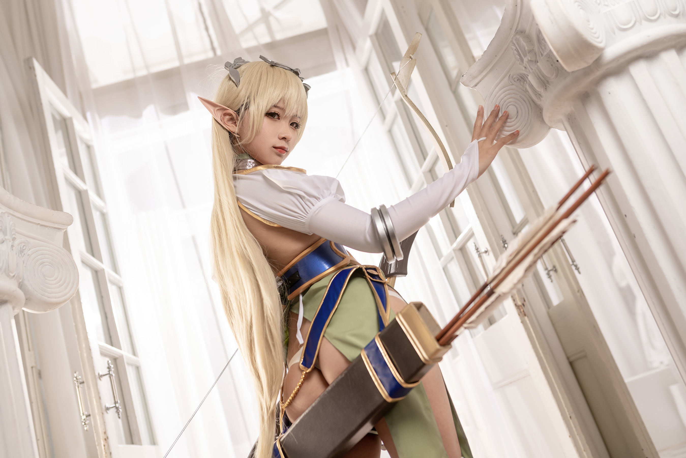COS Welfare] Anime Blogger Chun Mo Mo - Elf Village First Villager
