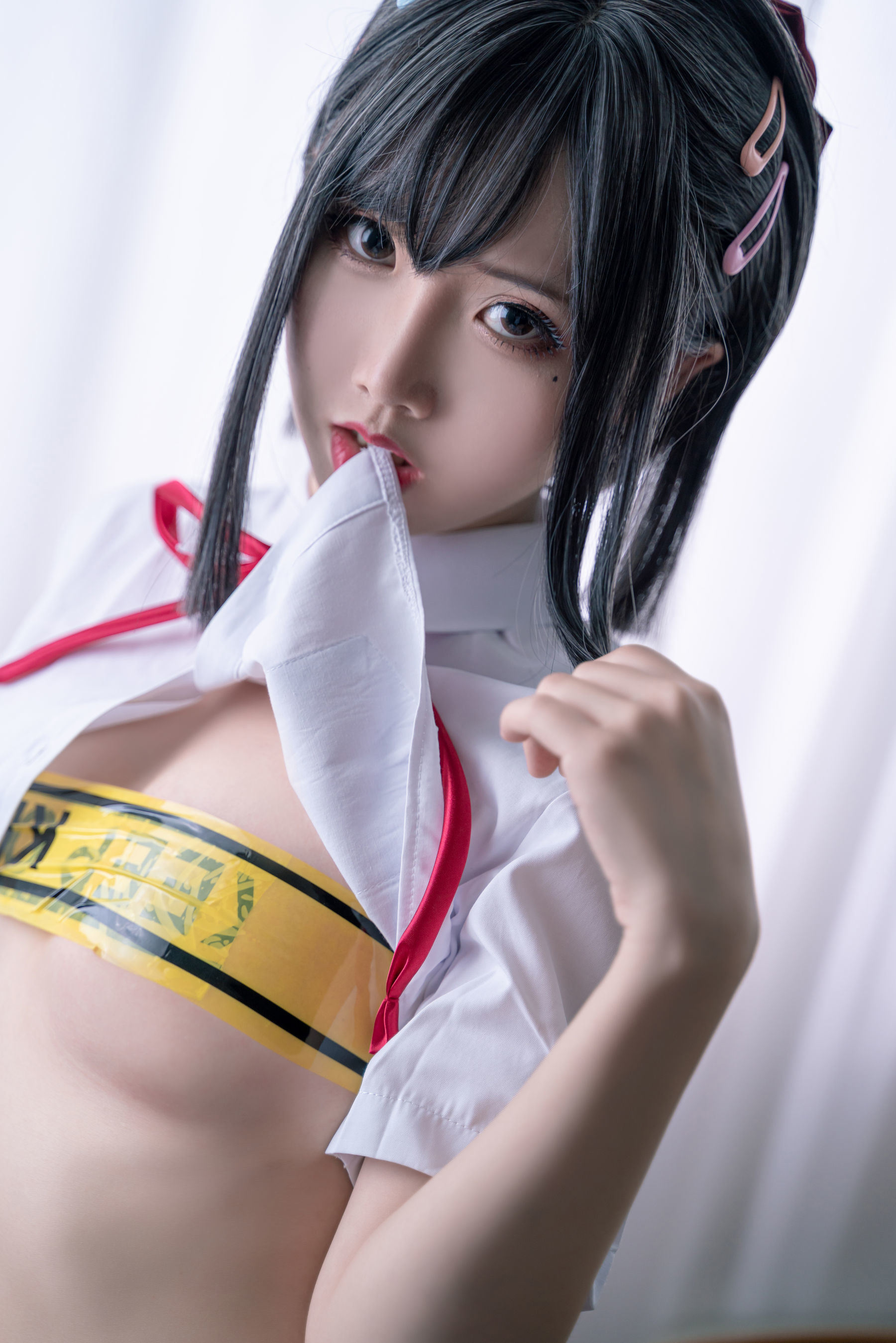 COS Welfare] Cute Popular Coser Mianbing Xianer - Short School Uniform Tape