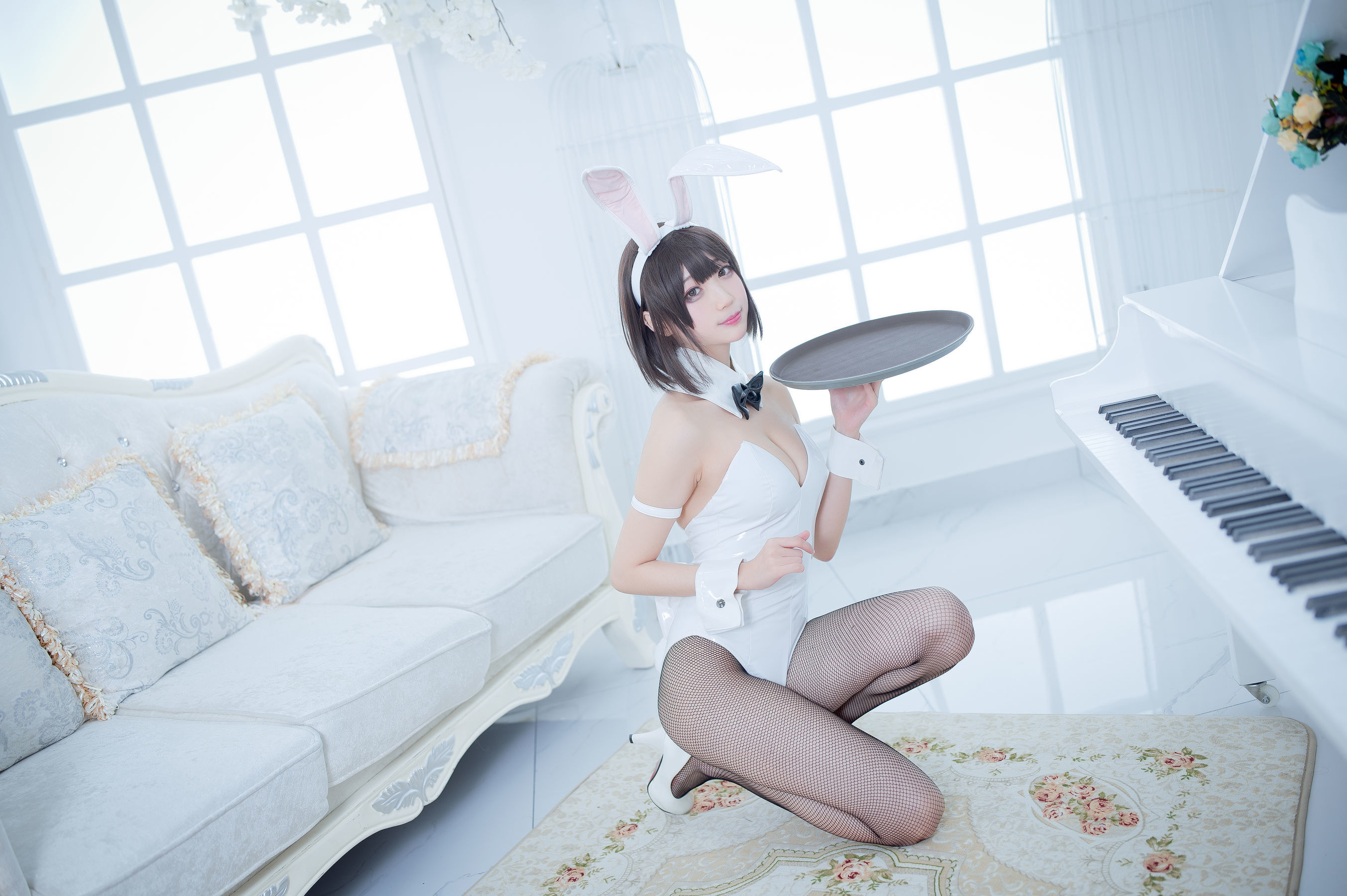 COS Phúc Lợi] Zhou Ji là thỏ dễ thương - Kato Megumi Thỏ Nữ Lang