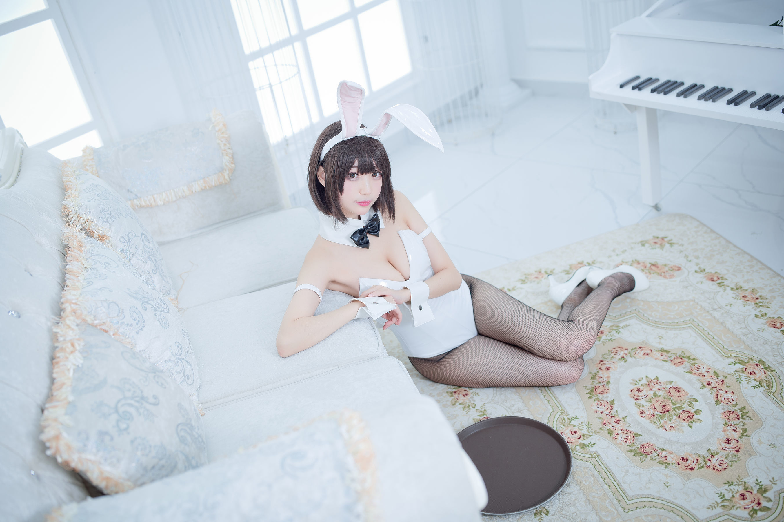 COS Phúc Lợi] Zhou Ji là thỏ dễ thương - Kato Megumi Thỏ Nữ Lang