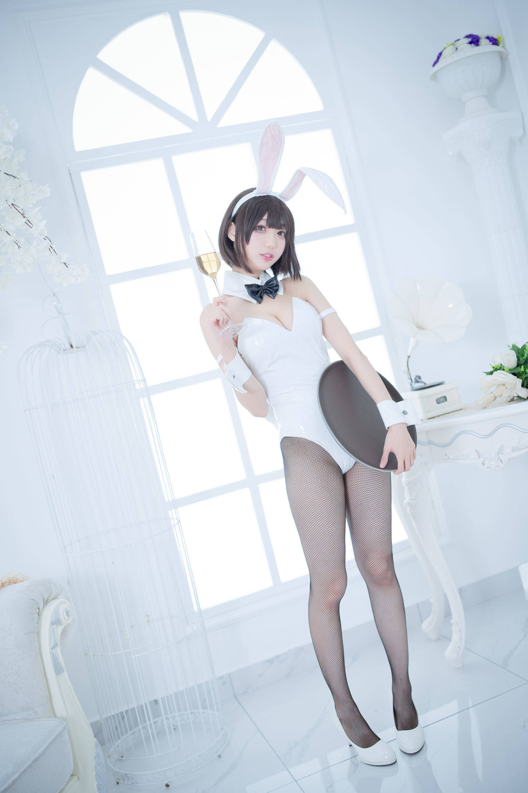 COS Phúc Lợi] Zhou Ji là thỏ dễ thương - Kato Megumi Thỏ Nữ Lang