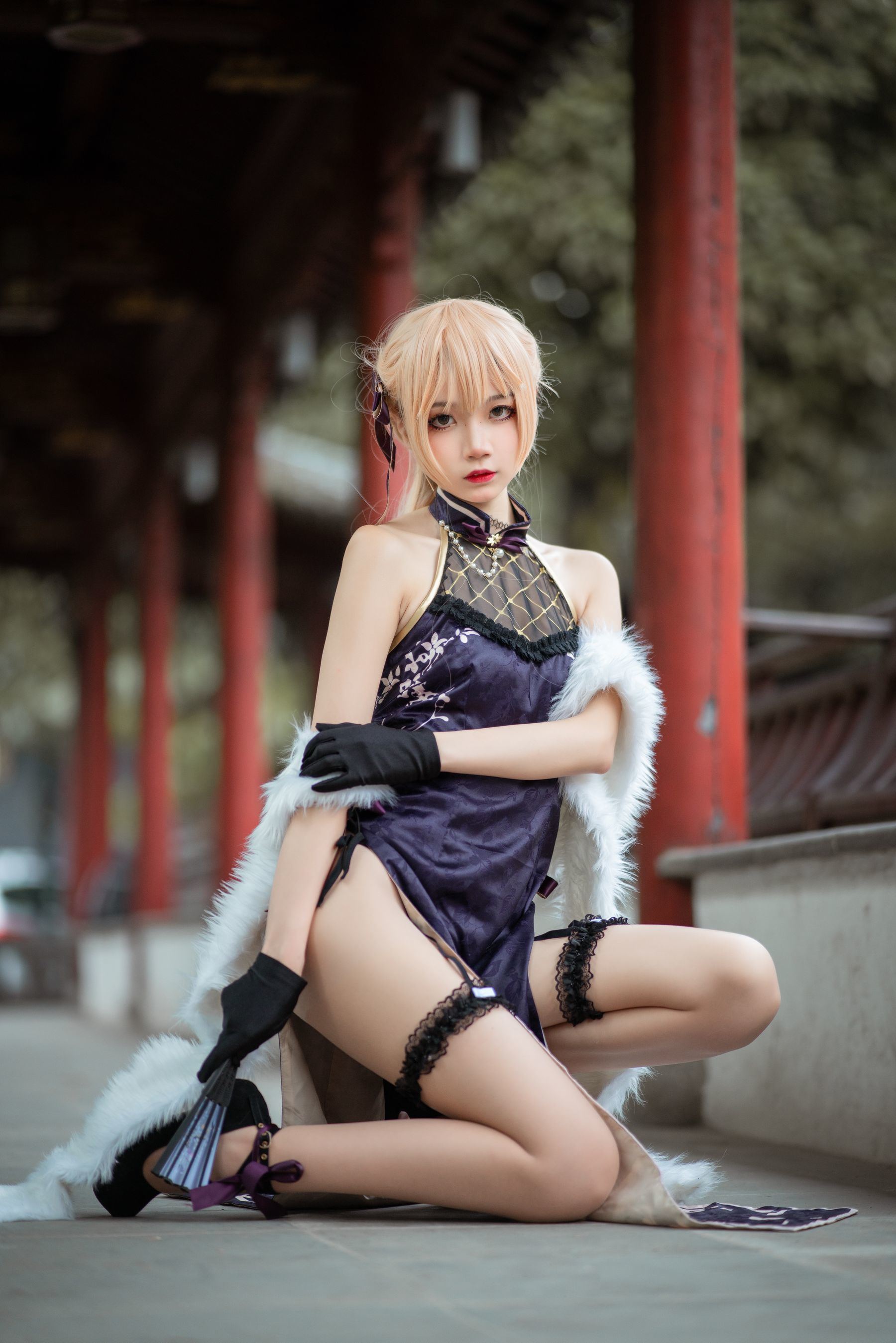COS福利] 清純少女五更百鬼 - OTS-14旗袍
