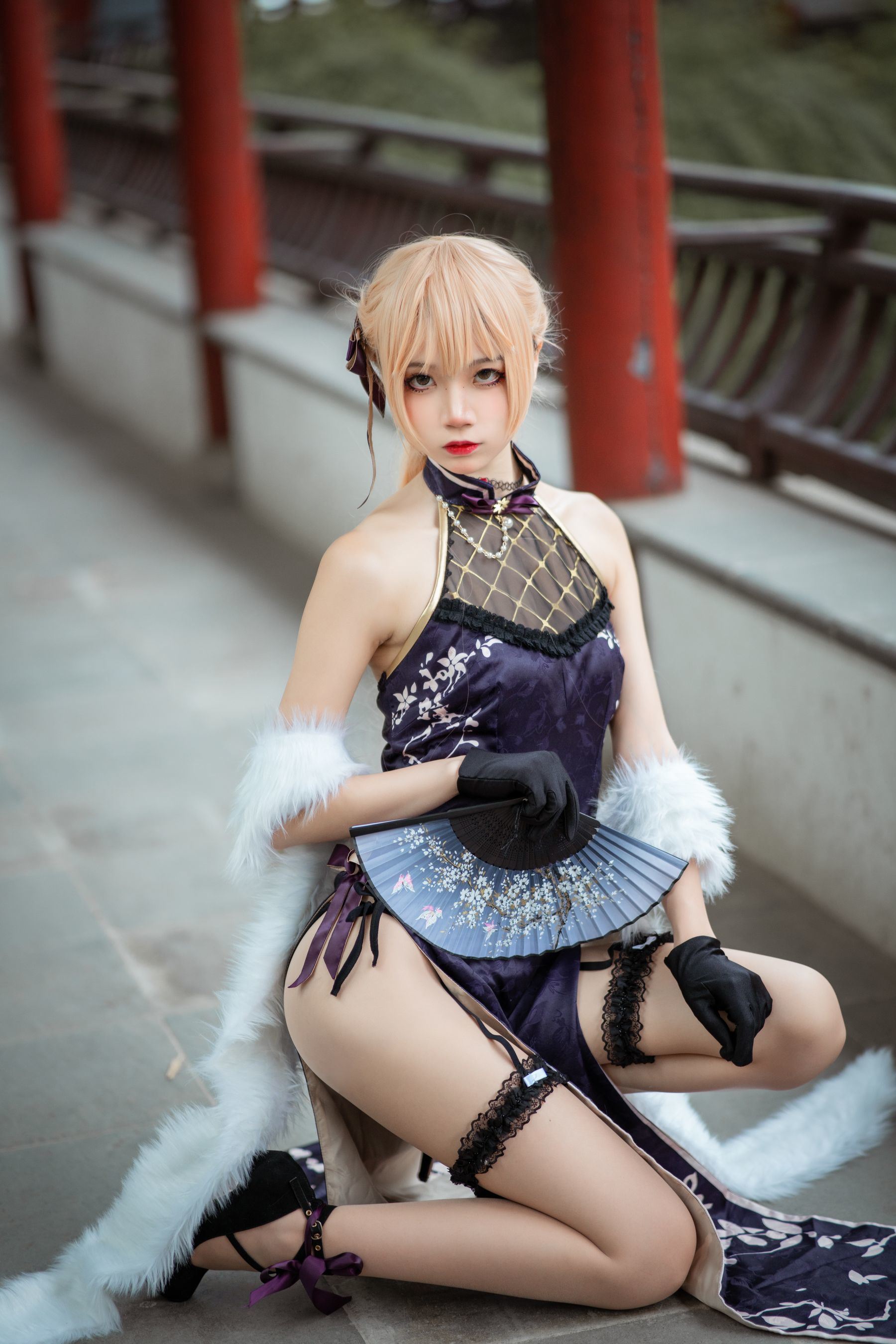 COS福利] 清純少女五更百鬼 - OTS-14旗袍