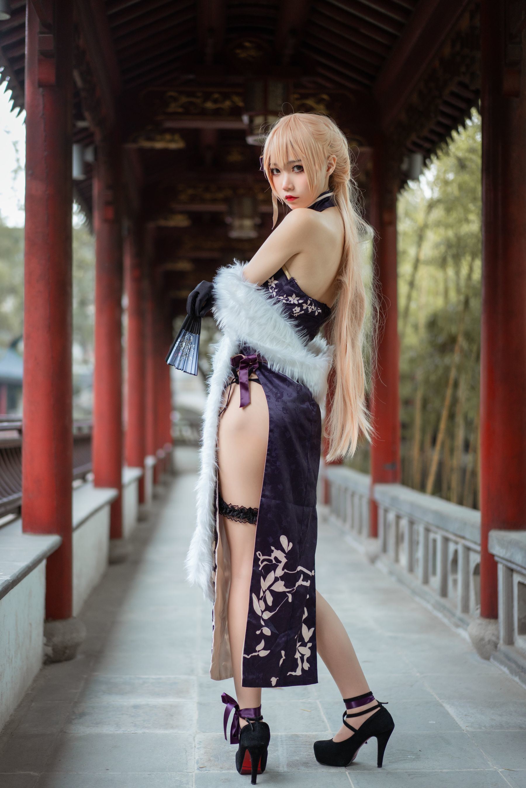 COS福利] 清純少女五更百鬼 - OTS-14旗袍