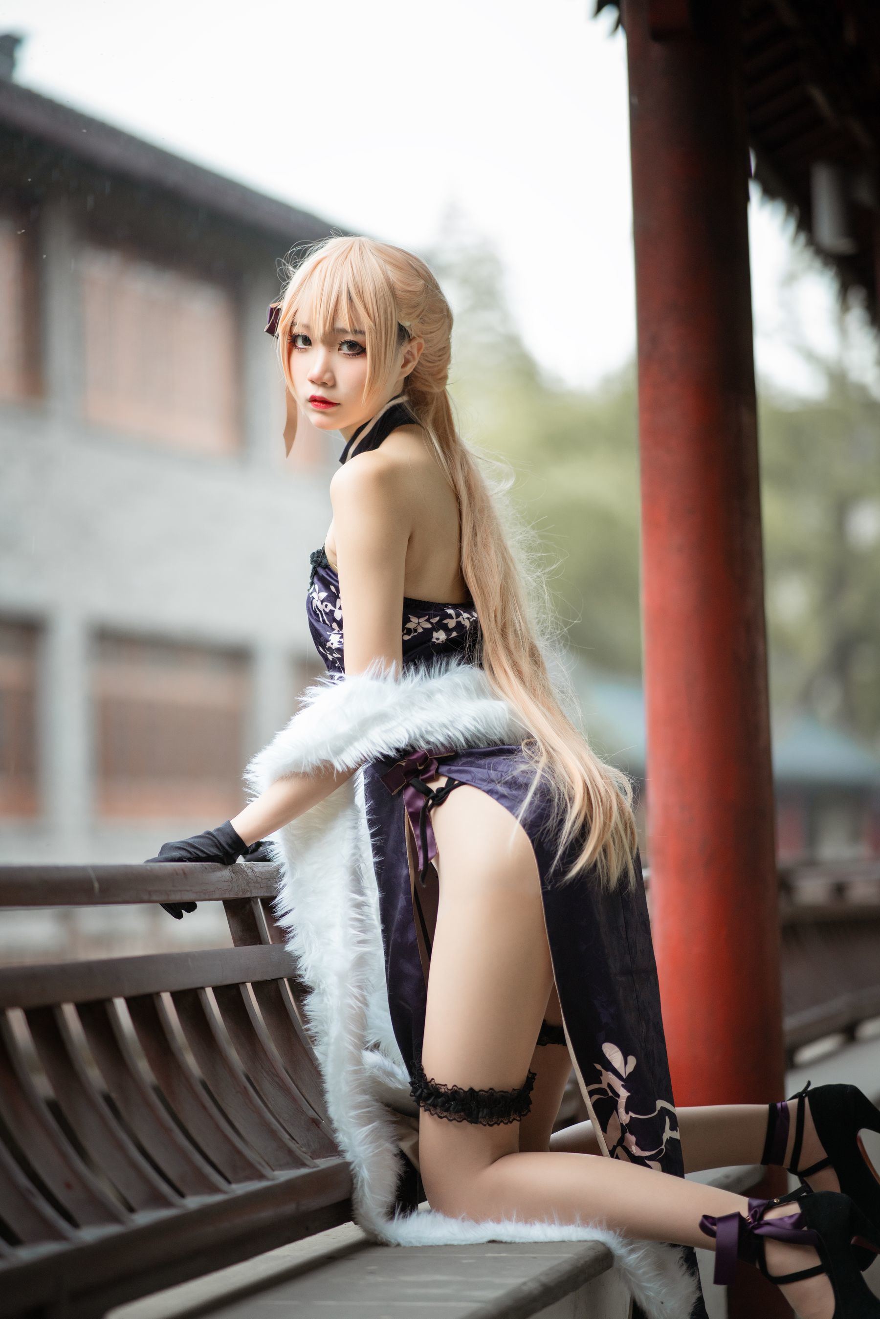 COS福利] 清純少女五更百鬼 - OTS-14旗袍