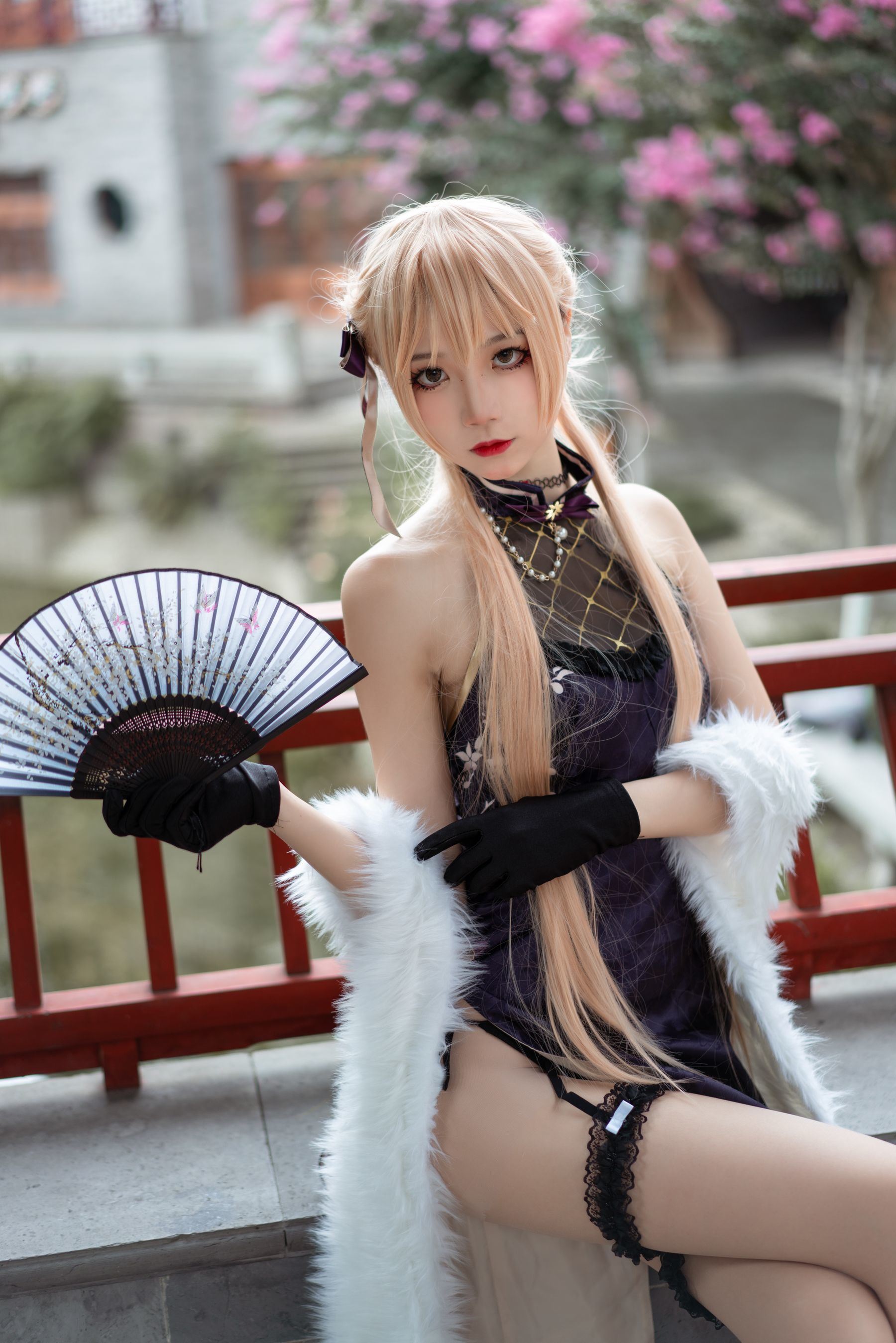 [COS福利] 清纯少女五更百鬼 - OTS-14旗袍